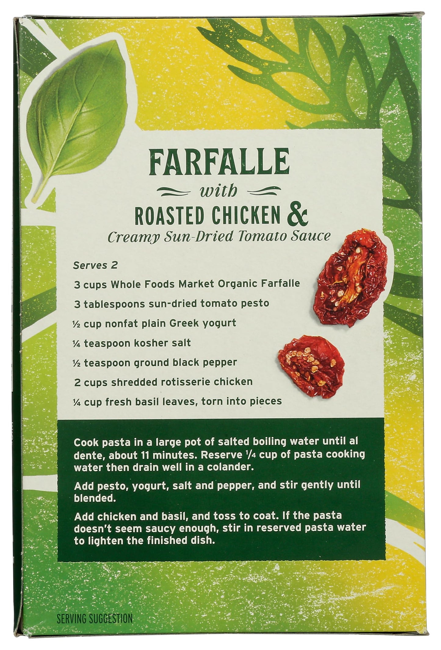 Whole Foods Market, Organic Farfalle, 16 OZ