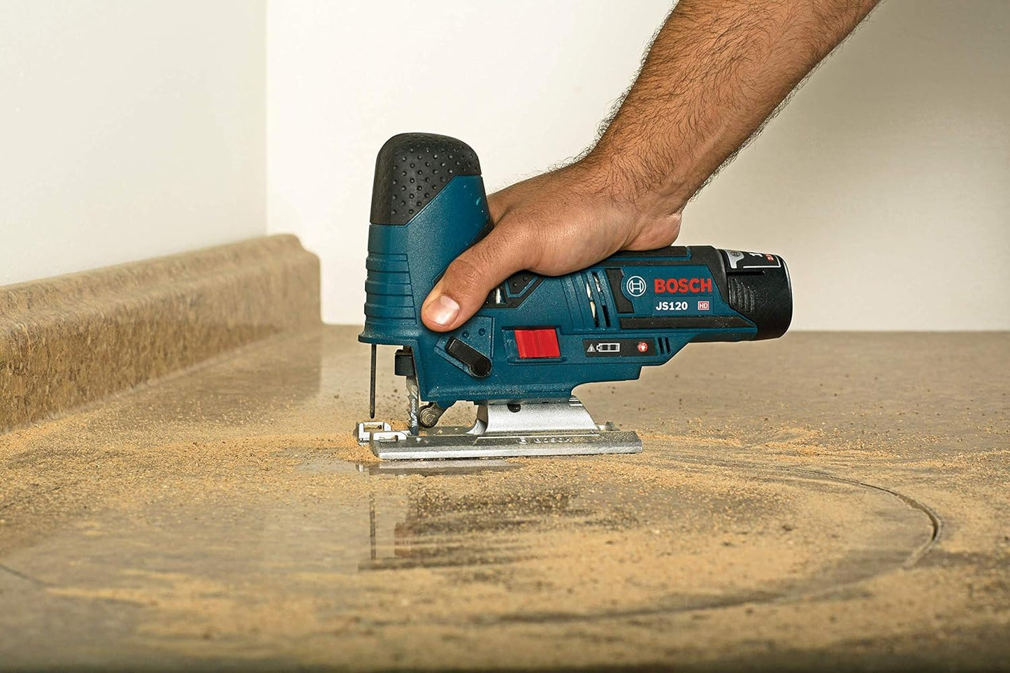 BOSCH JS120N 12V Max Barrel Grip Jig Saw, Cordless, Variable Speed, Tool-free Blade Change (Bare Tool)