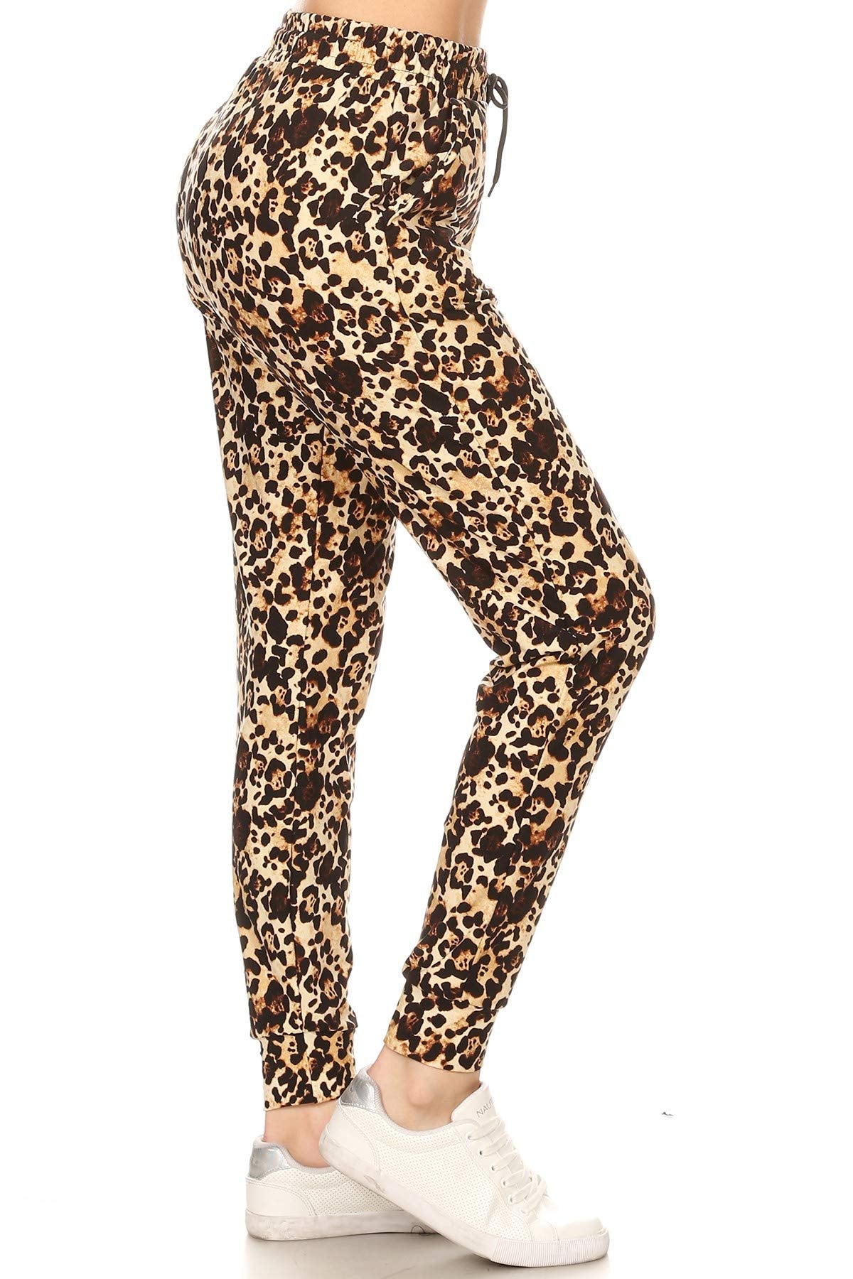 Leggings Depot Women's Relaxed-fit Jogger Track Cuff Sweatpants with Pockets for Yoga, Workout