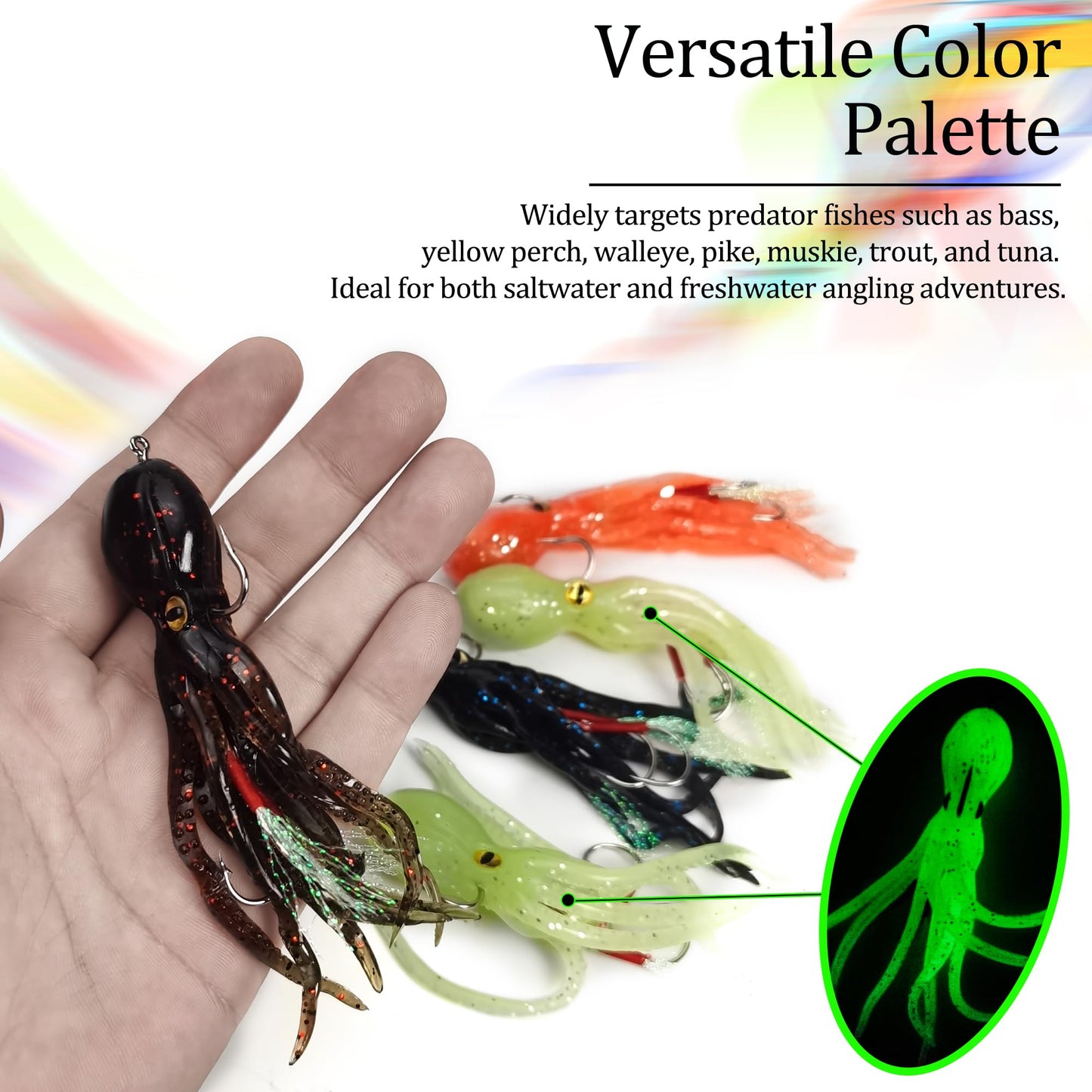Soft Fishing Lures Shad Minnow Swimbaits, Pre-Rigged Jig Heads Paddle Tail Swim Baits for Bass, Trout, Walleye, Crappie, Sinking Jigs Bait for Saltwater Freshwater, Fishing Gifts for Men