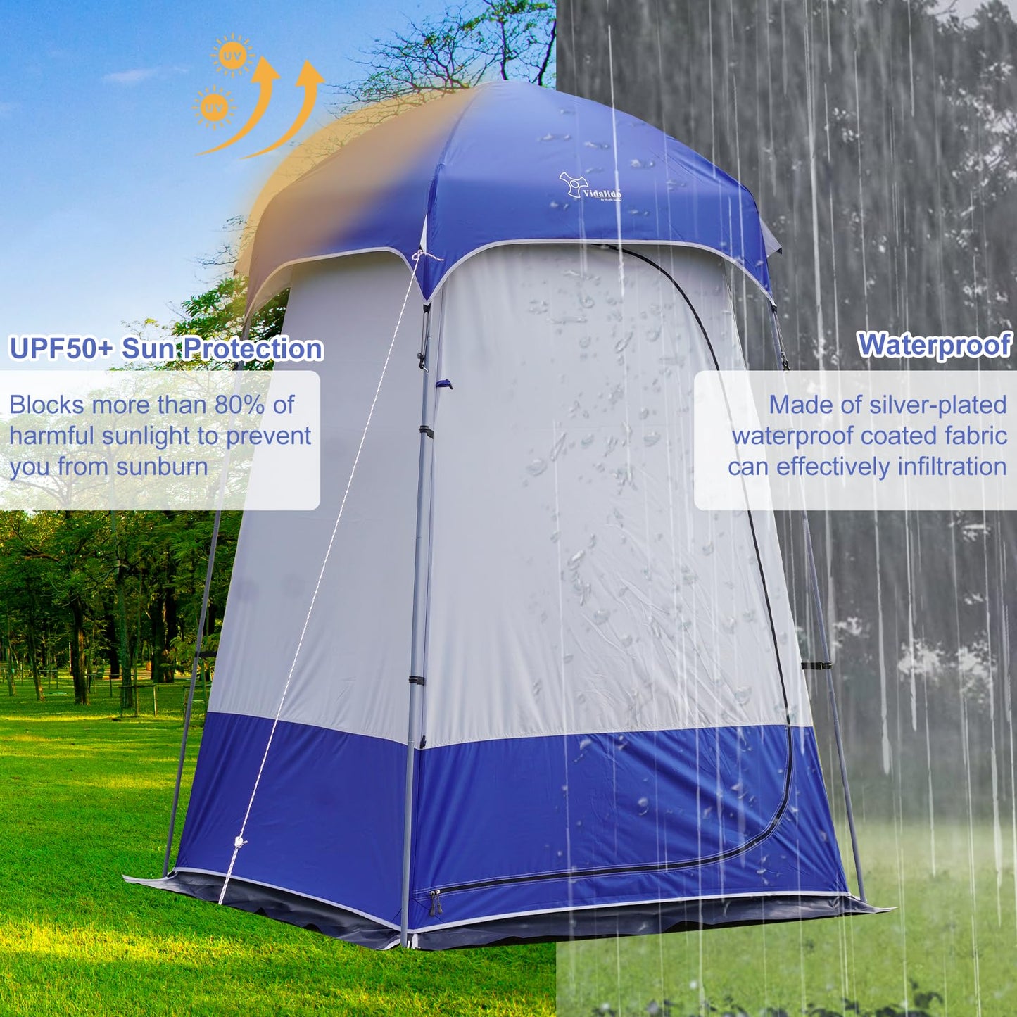 Outdoor Shower Tent Changing Room Privacy Portable Camping Shelters