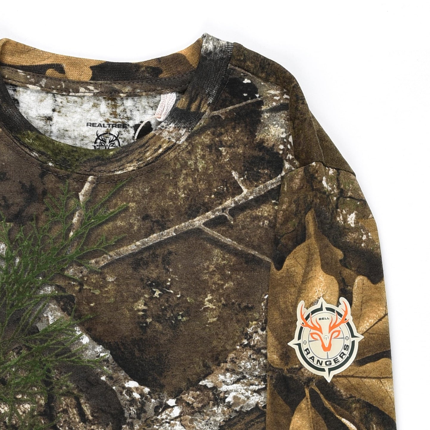 Realtree and Mossy Oak Authentic Youth Camouflage Pattern Long Sleeves Crewneck Tee Shirts for Kids