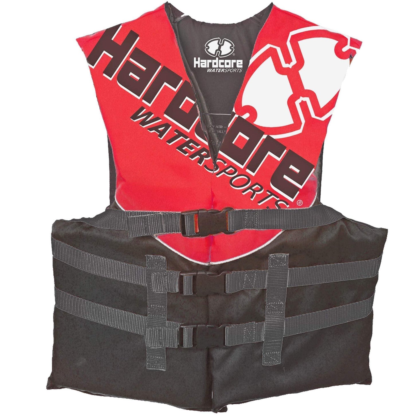 Hardcore Coast Guard Type III PFD for Youth Child Teen Adult; Life Vest Flotation Device; Life Jacket Paddle Vest for Big Kids, Jet ski, Wakeboard, Hardshell Kayak Life Jacket