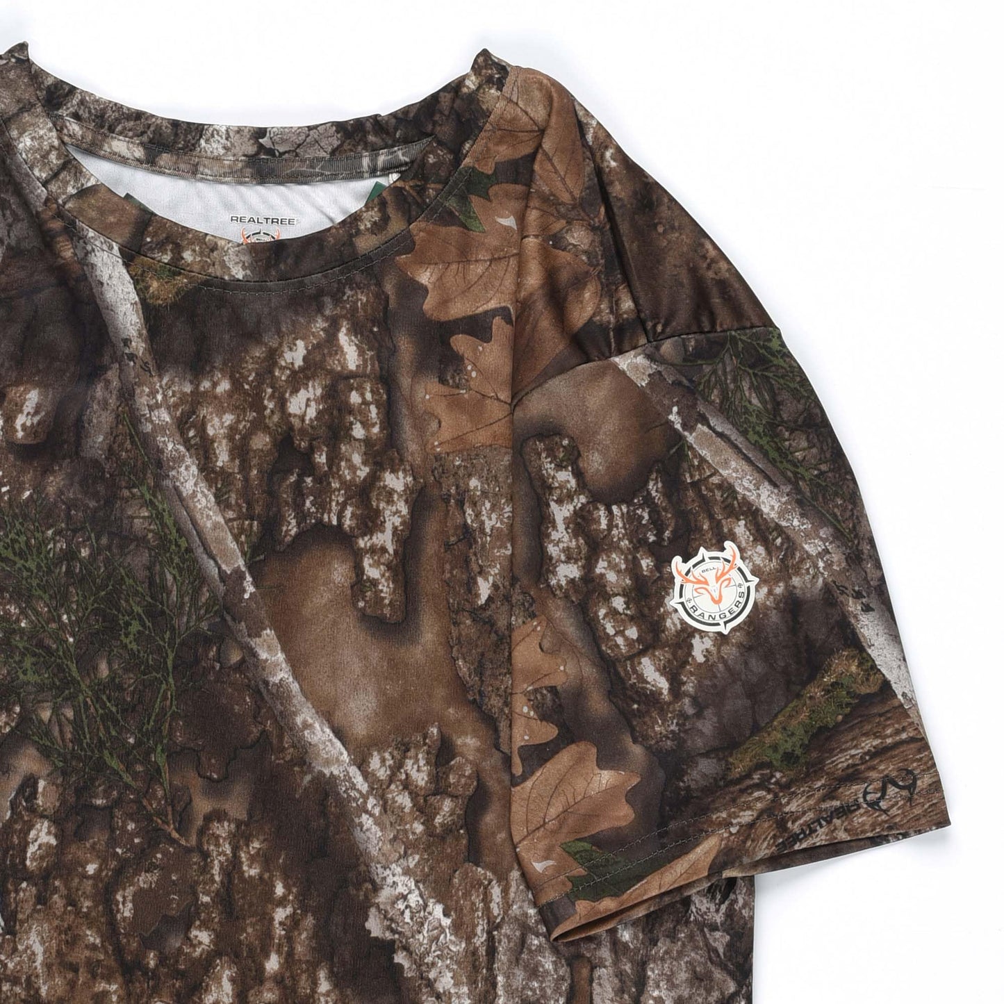 Youth Camouflage Short Sleeve Crewneck Shirt for Boys and Girls