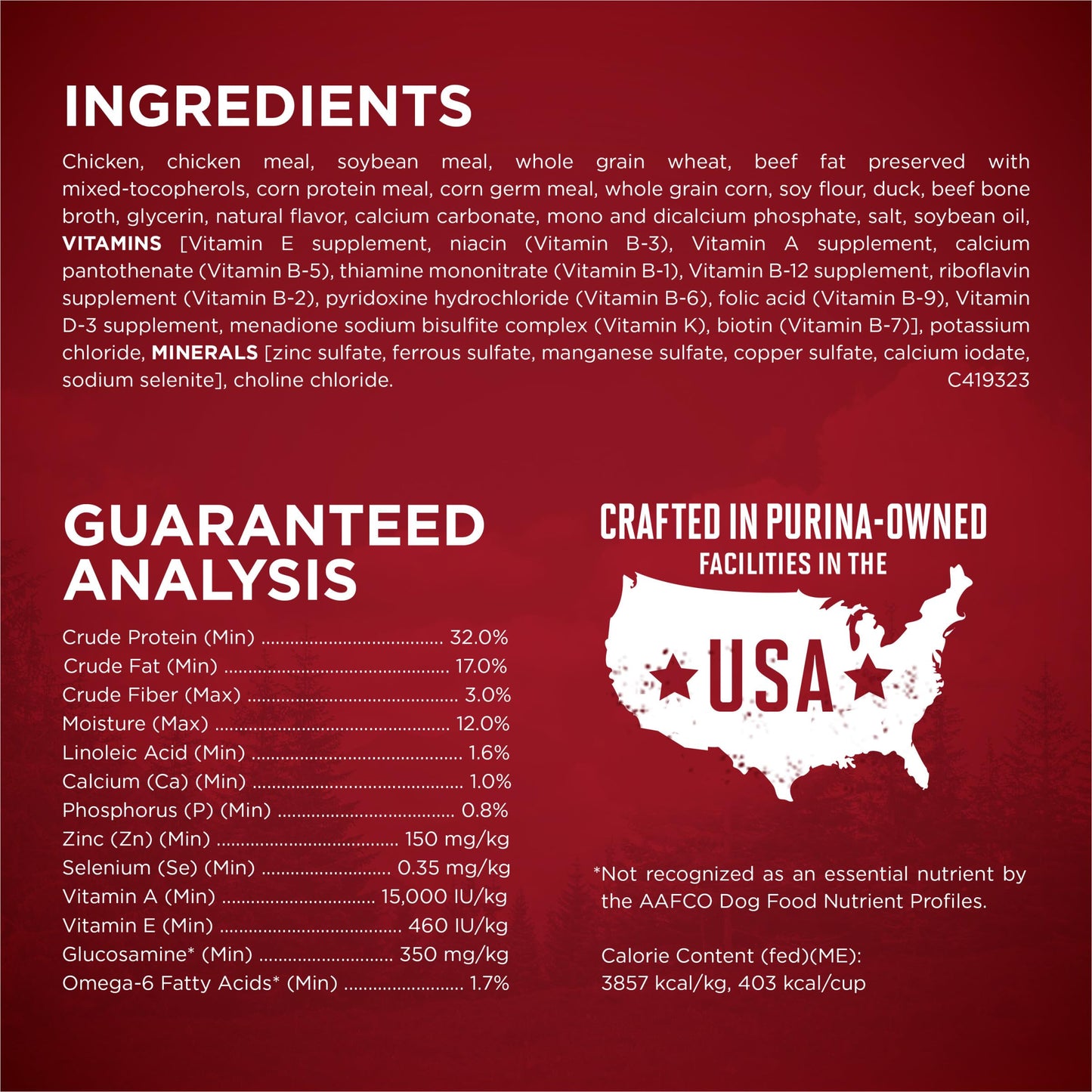 Purina ONE True Instinct With A Blend Of Real Turkey and Venison Dry Dog Food - 36 lb. Bag