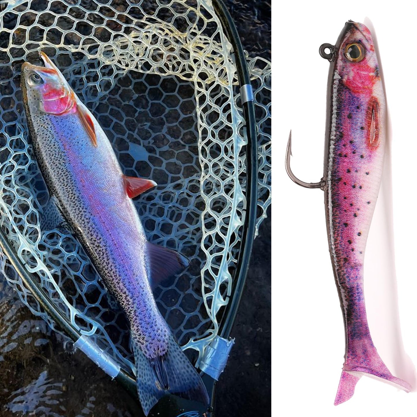 2.5/3.5In Swim Baits for Bass Fishing, Pre-Rigged Jig Heads Soft Plastic Walleye Fishing Lures, Paddle Tail Swimbaits for Bass Fishing, Fishing Bait for Freshwater Saltwater Gifts
