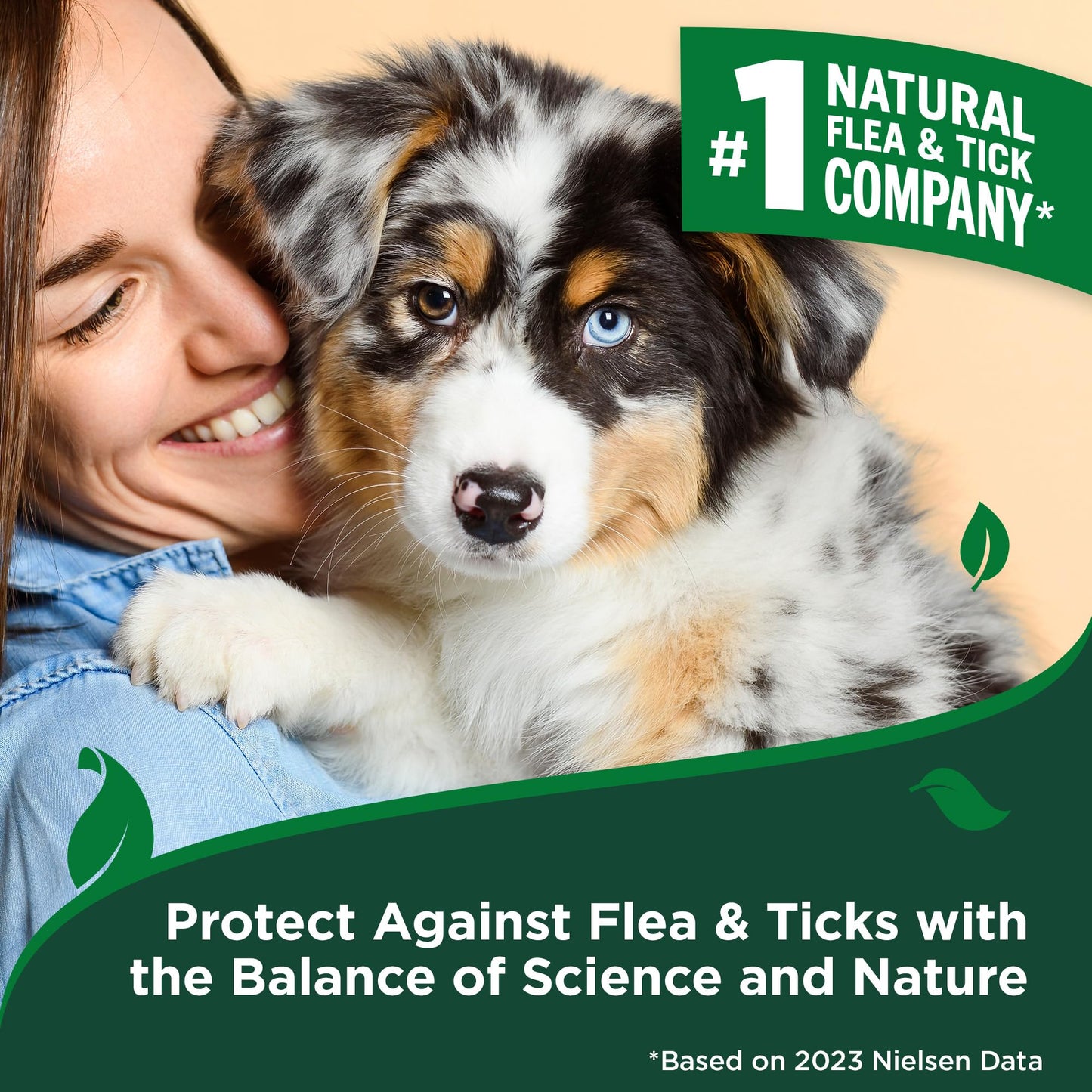 Vet's Best Flea and Tick Home Spray - Dog Flea and Tick Treatment for Home - Plant-Based Formula - Certified Natural Oils,Green - 32 oz