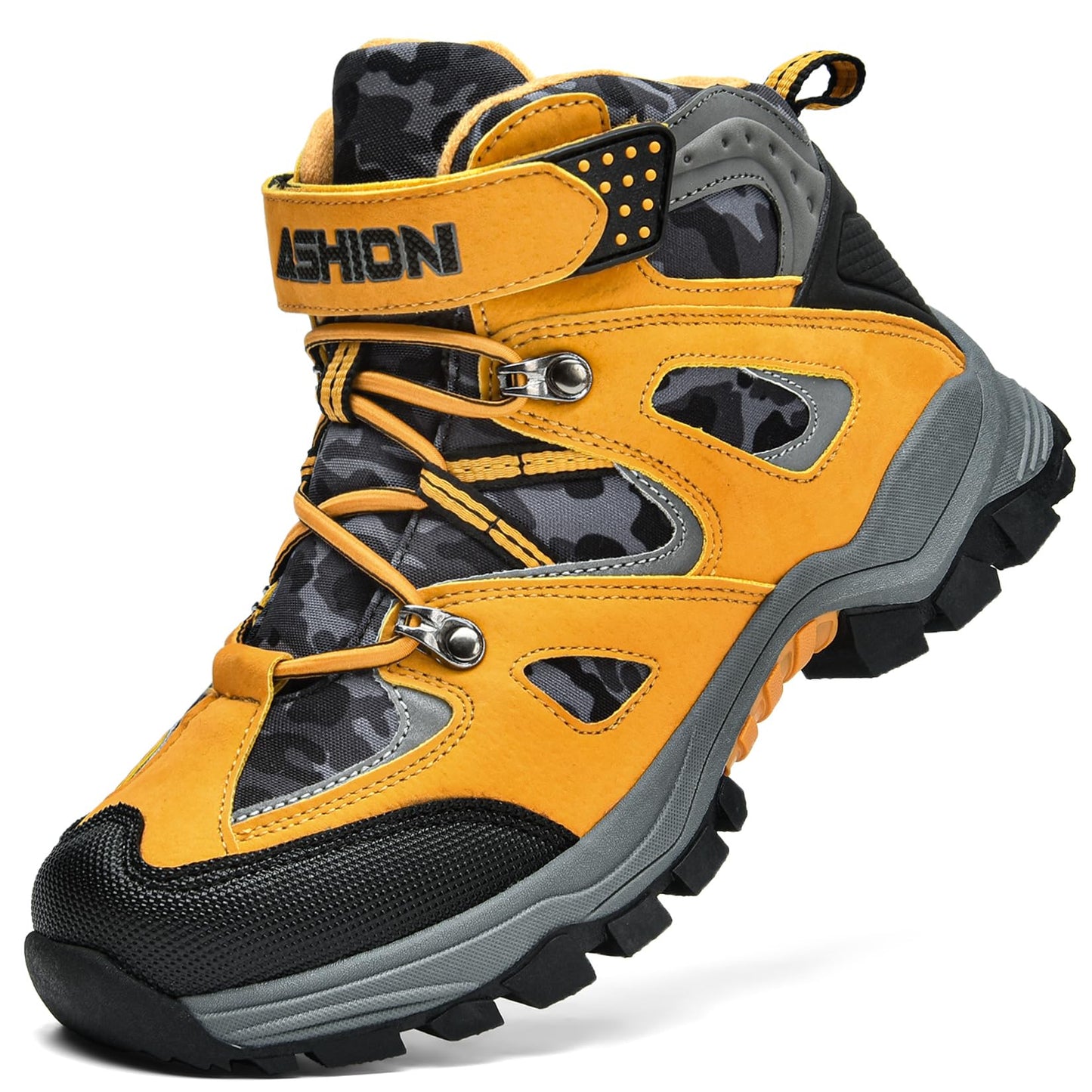 Littleplum Boys Snow Boots Winter Waterproof Antiskid Boots Hiking Outdoor Shoes Booties for Unisex Kids (Little Kid/Big Kid)