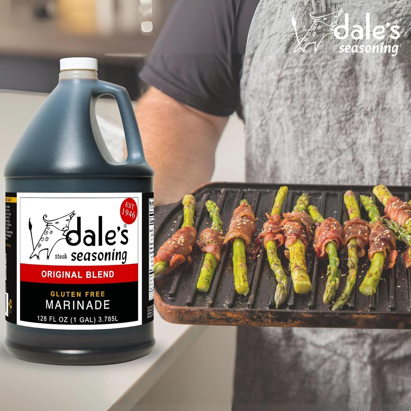 Dale's Steak Seasoning Family Size (1 Gallon) - Gluten Free Steak Marinade