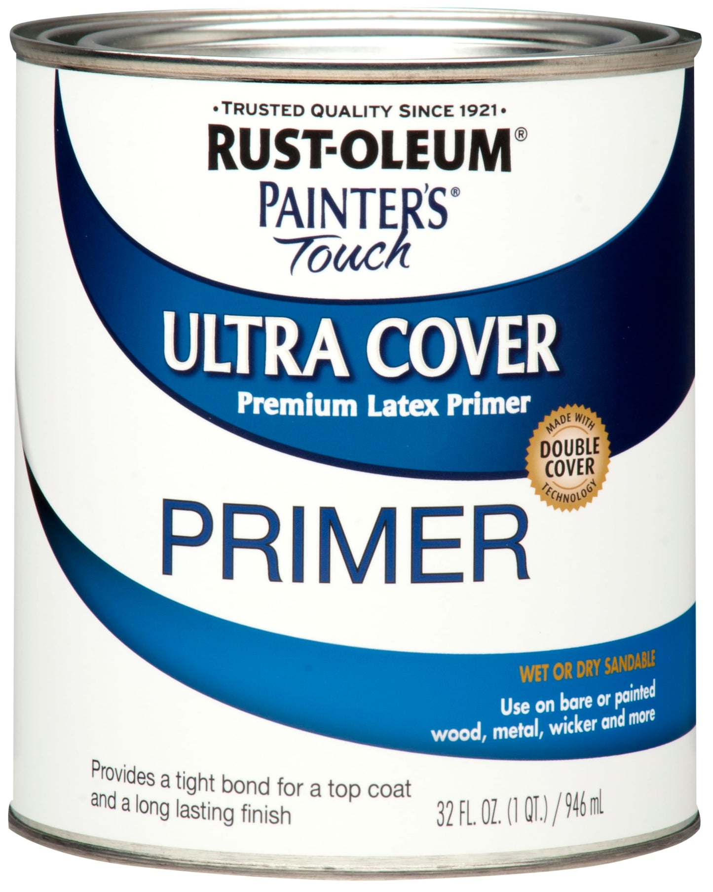 Rust-Oleum 1976502 Painter's Touch Latex Paint, Flat Black 32 Fl Oz, 1 Quarts, (Pack of 1)