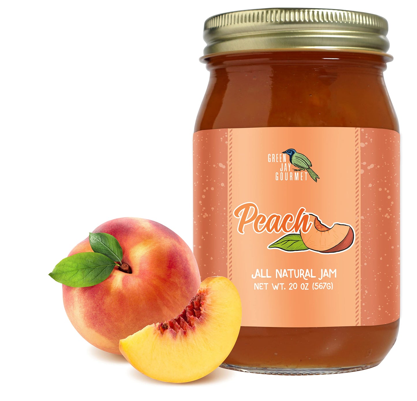 Green Jay Gourmet Spicy Jam Variety Pack - All-Natural Raspberry Jalapeno Jam, Strawberry Jalapeno Jam, Blackberry Jalapeno Jam - Vegan, Gluten-free Jam - No Preservatives - USA Made - 3 x 20 Ounces
