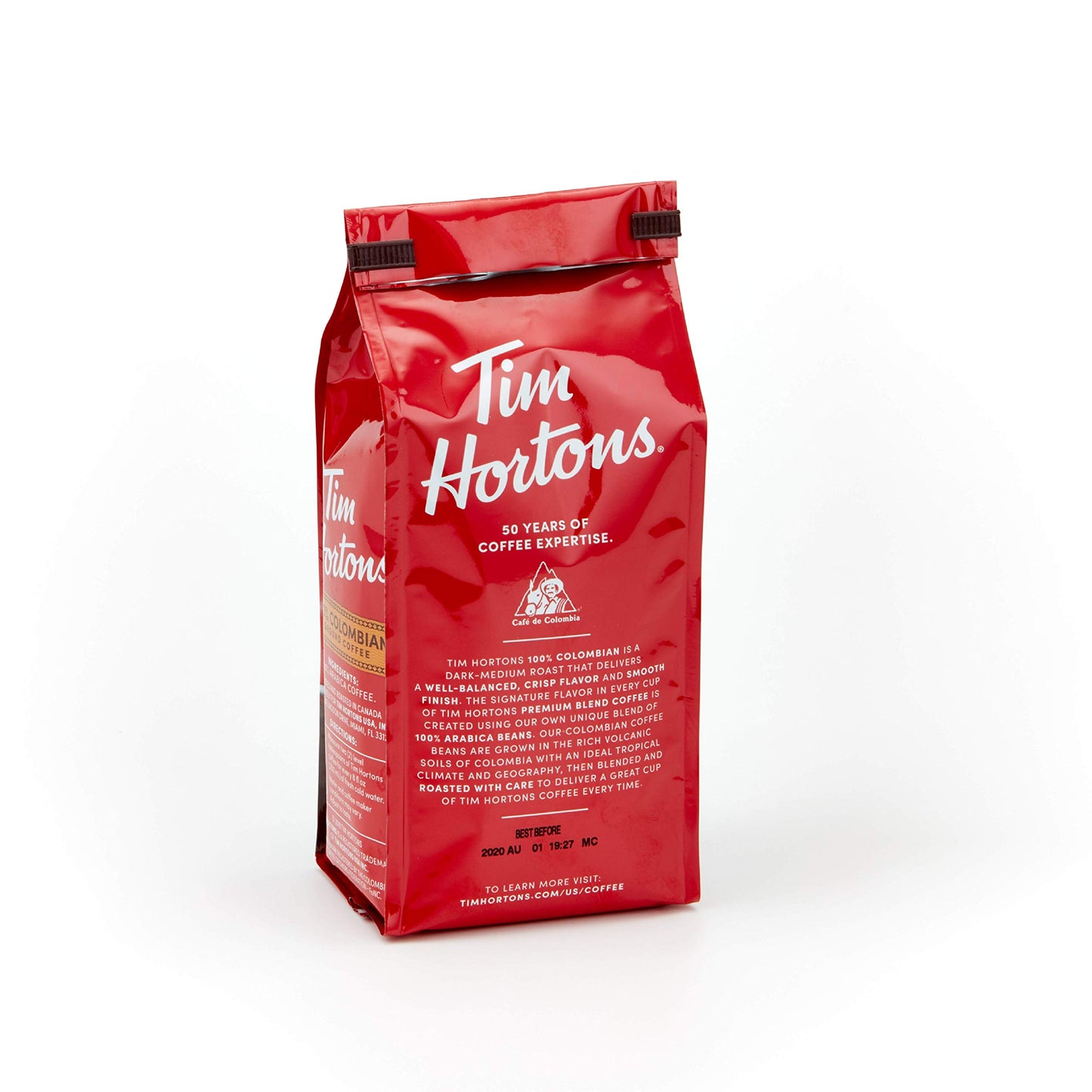 Tim Hortons Original Blend, Medium Roast Ground Coffee, Canada’s Favorite Coffee, Made with 100% Arabica Beans, 48 Ounce Canister