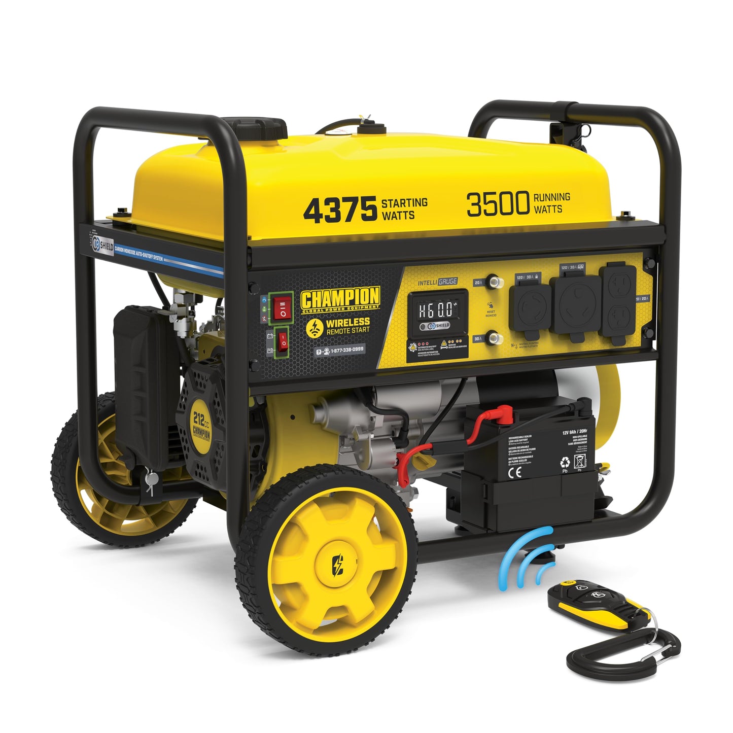 Champion Power Equipment 4375-Watt RV Ready Portable Generator with CO Shield