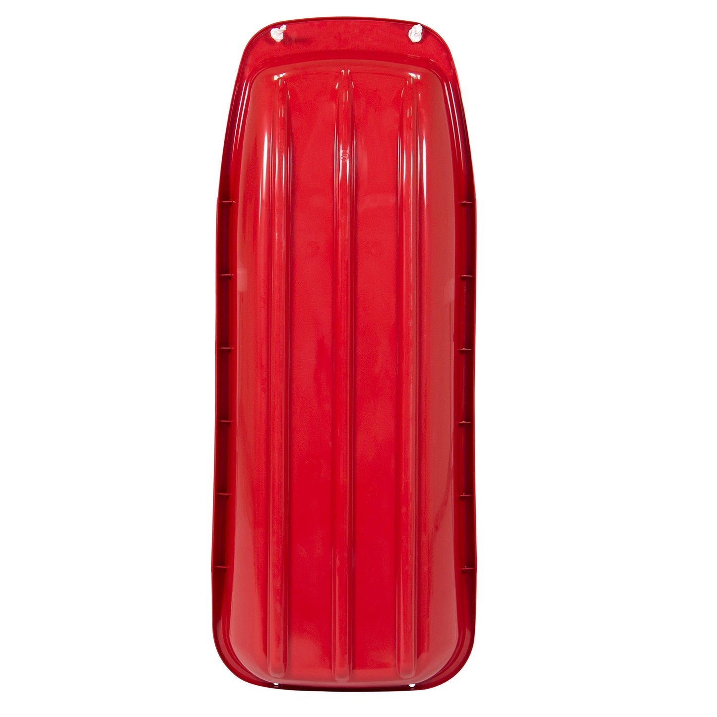 Best Choice Products 48in Kids Plastic Toboggan Snow Sled w/Pull Rope - Red