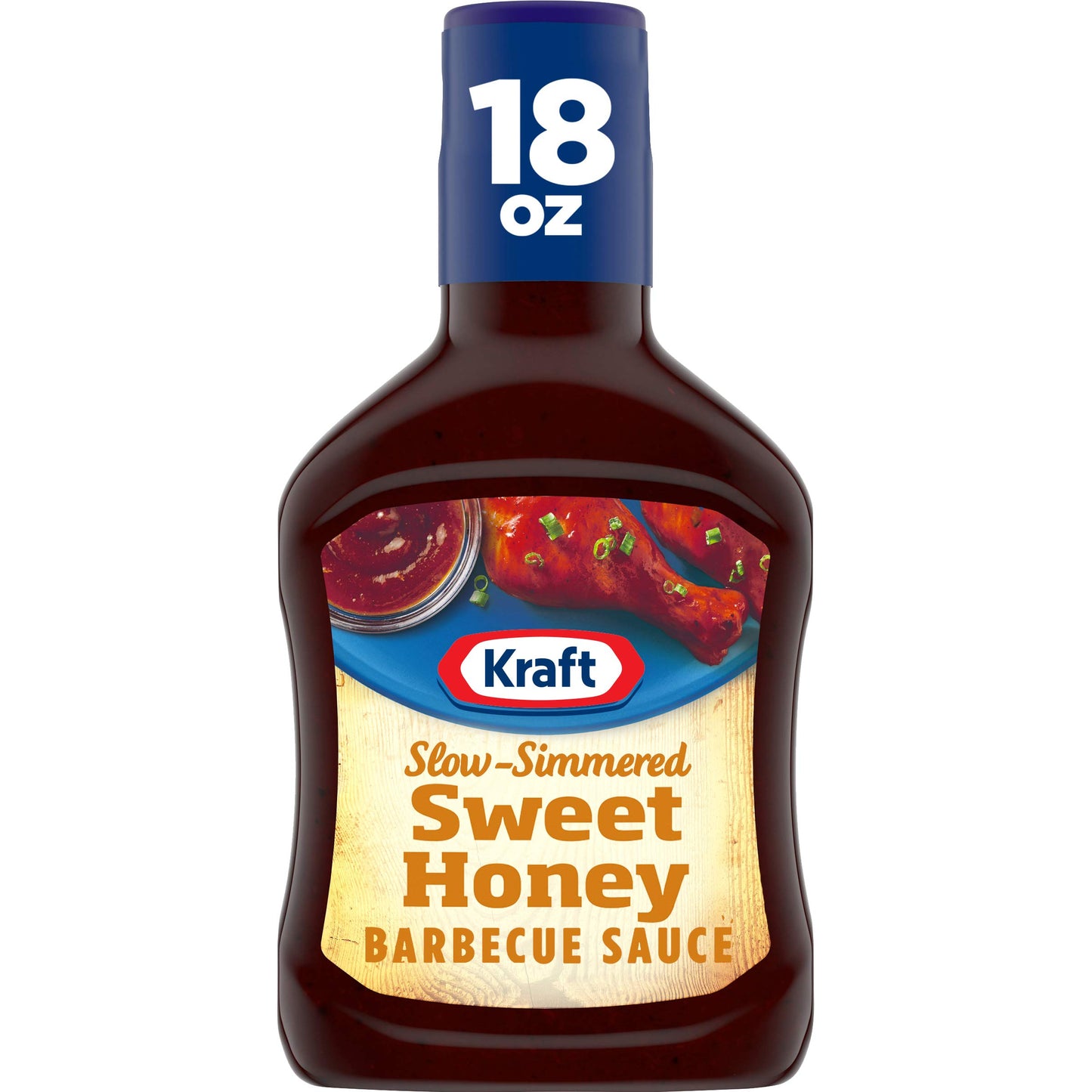 Kraft Sweet Brown Sugar Slow-Simmered Barbecue Sauce, 18 oz Bottle