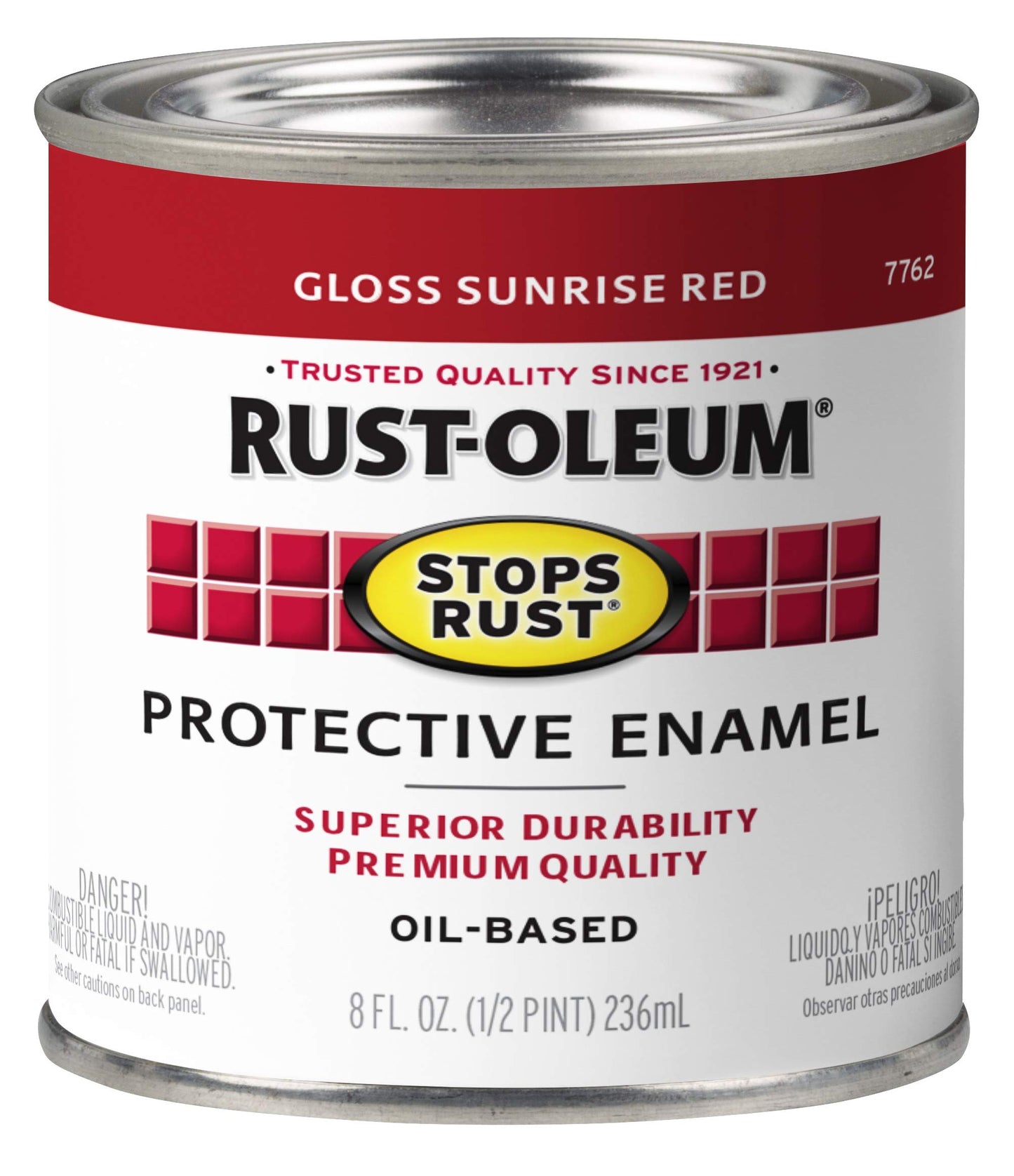 Rust-Oleum 7779502 Stops Rust Brush On Paint, Quart, Gloss Black, 32 Fl Oz (Pack of 1)