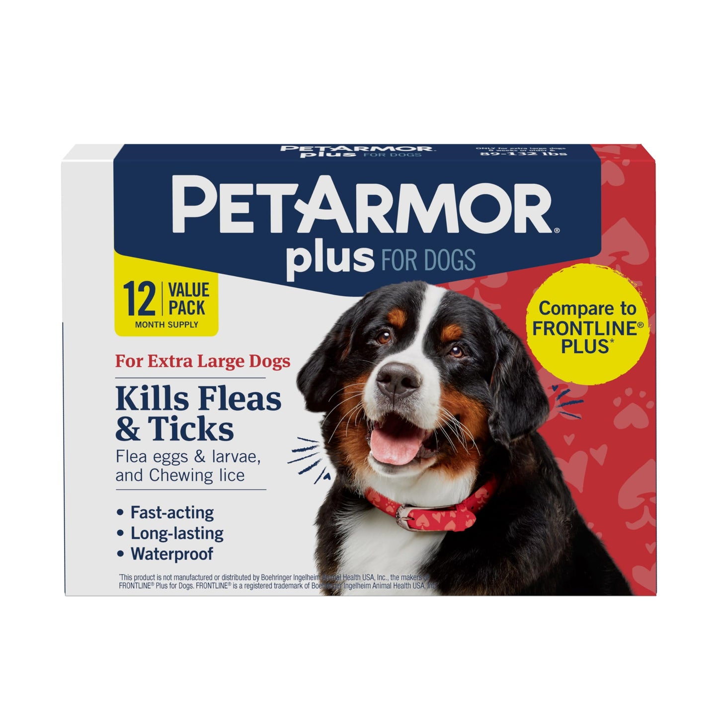PetArmor Plus Flea and Tick Prevention for Cats, Cat Flea and Tick Treatment, 6 Dose, Waterproof Topical, Fast Acting, Cats Over 1.5 lbs