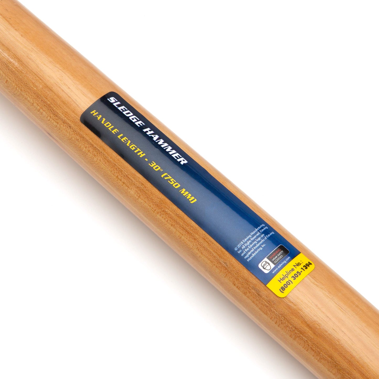 Estwing 16-Pound Hard Face Sledge Hammer for Demolition/Stake Driving, 50-55 HRC, 36-Inch Fiberglass Handle, Overstrike Protection, Textured Grip