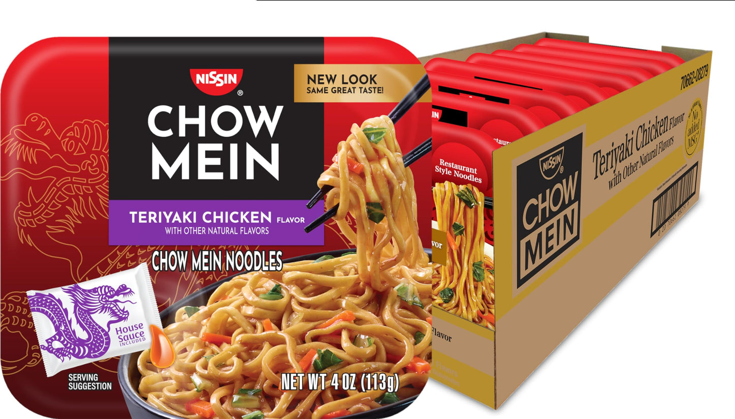 Nissin Cup Noodles Soup, Beef Flavor, Microwaveable Paper Cups, Instant Ramen, 2.25 Ounce (Pack of 12)