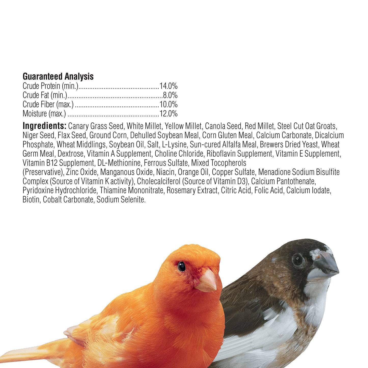Kaytee Supreme Pet Canary & Finch Food, 20 lb