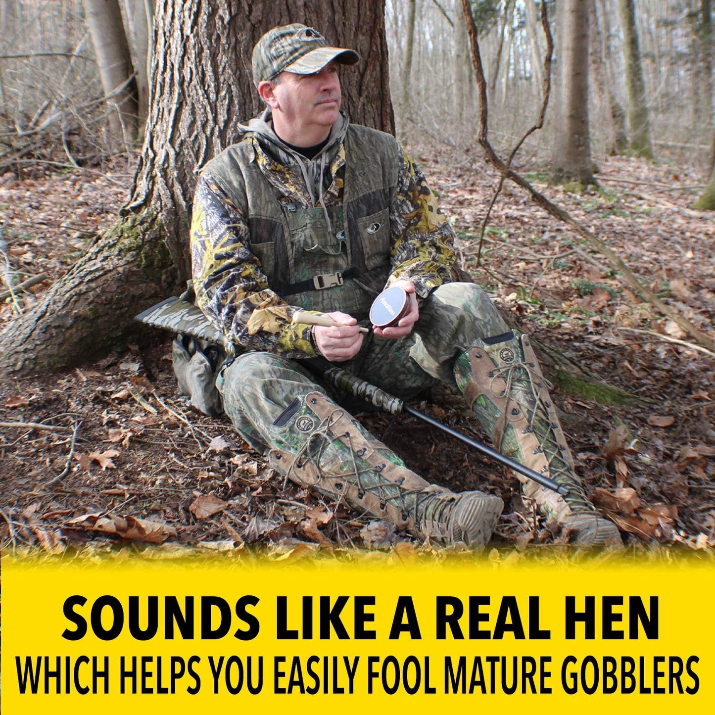 Turkey Pot Calls – Turkey Glass Calls & Slate Calls with Strikers – Realistic Turkey Calls for Hunting and Lures