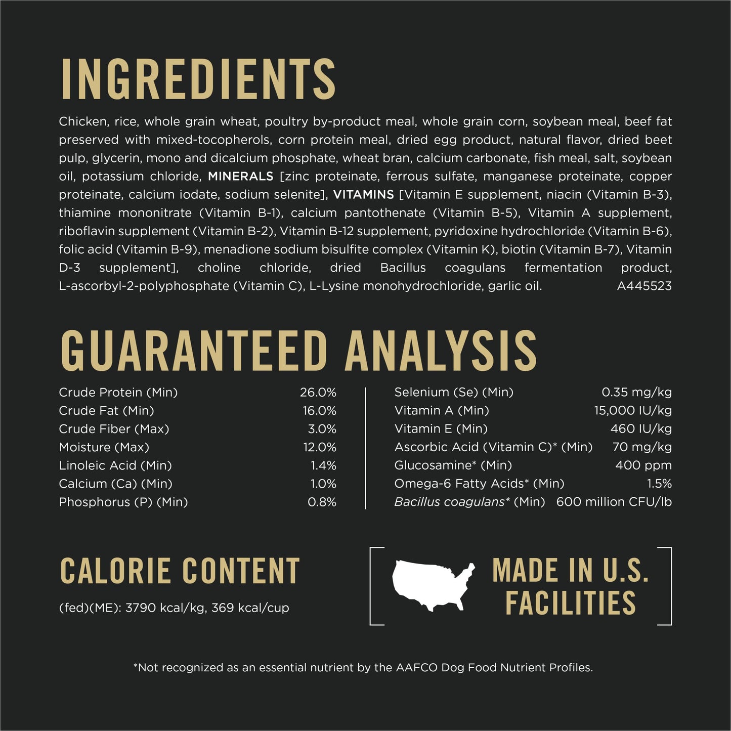 Purina Pro Plan Complete Essentials Shredded Blend Chicken and Rice Dog Food Dry Formula with Probiotics for Dogs - 47 lb. Bag
