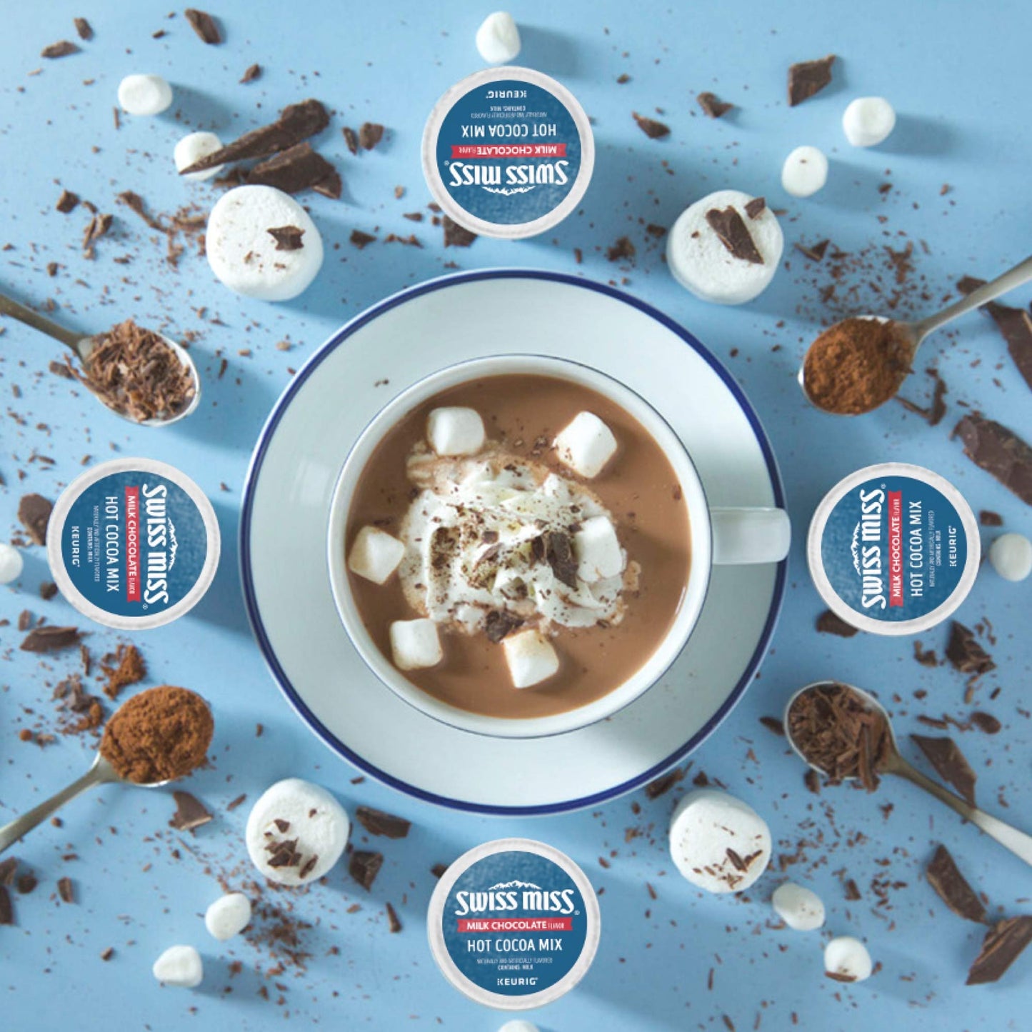 Swiss Miss Milk Chocolate Flavor Hot Cocoa Mix Canister, 76.55 oz.
