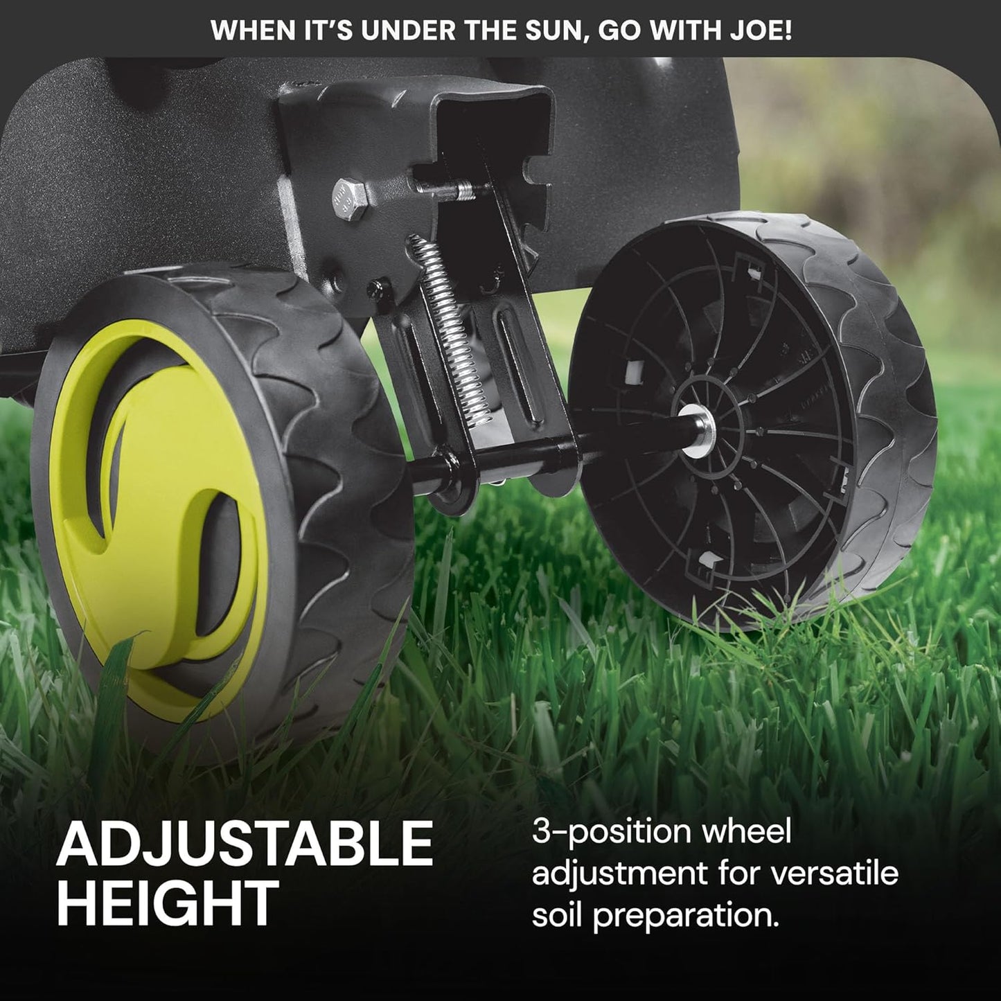 Sun Joe Electric Corded Garden Tiller & Cultivator, Steel Tines, 13.5 Amp, 16 Inch, Black - Heavy Duty Gardening Machine Equipment for Lawn, Yard, & Grass