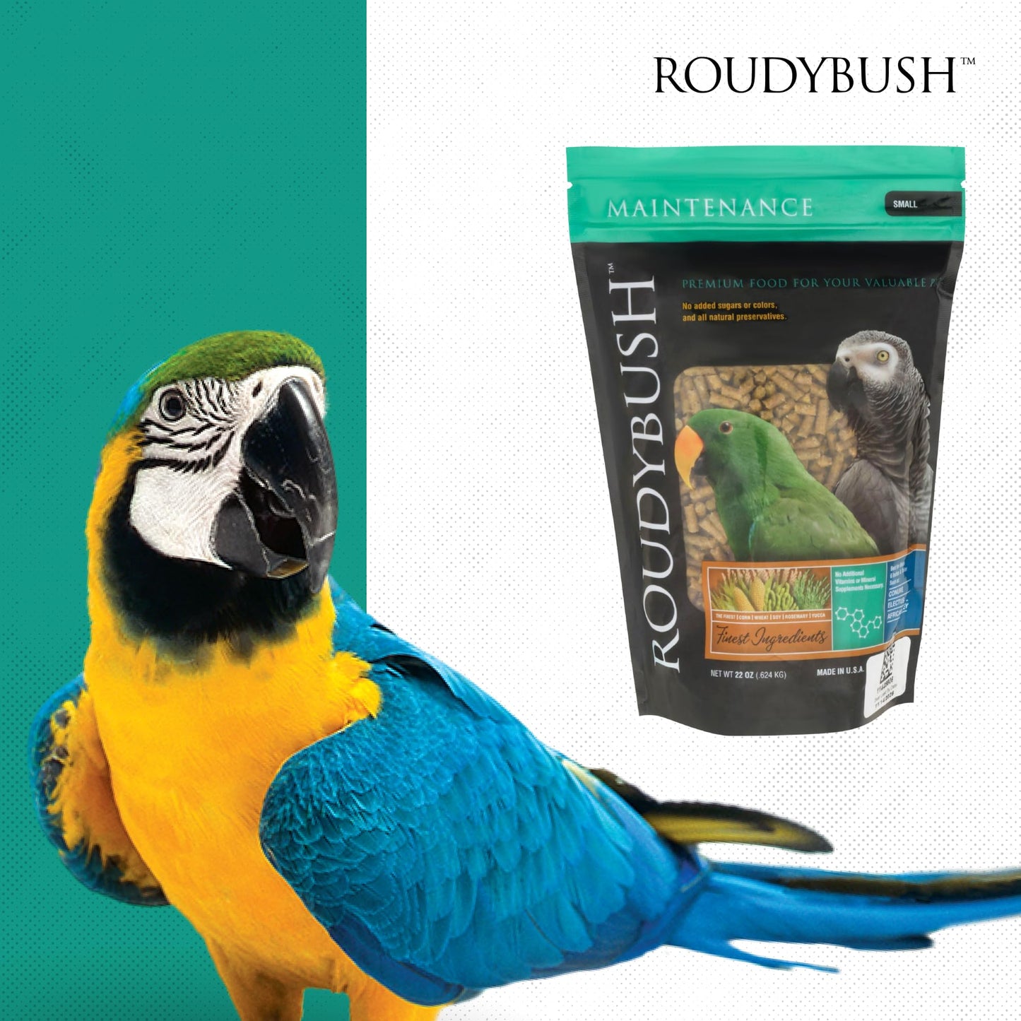 Roudybush Daily Maintenance Bird Food, Mini, 44-Ounce