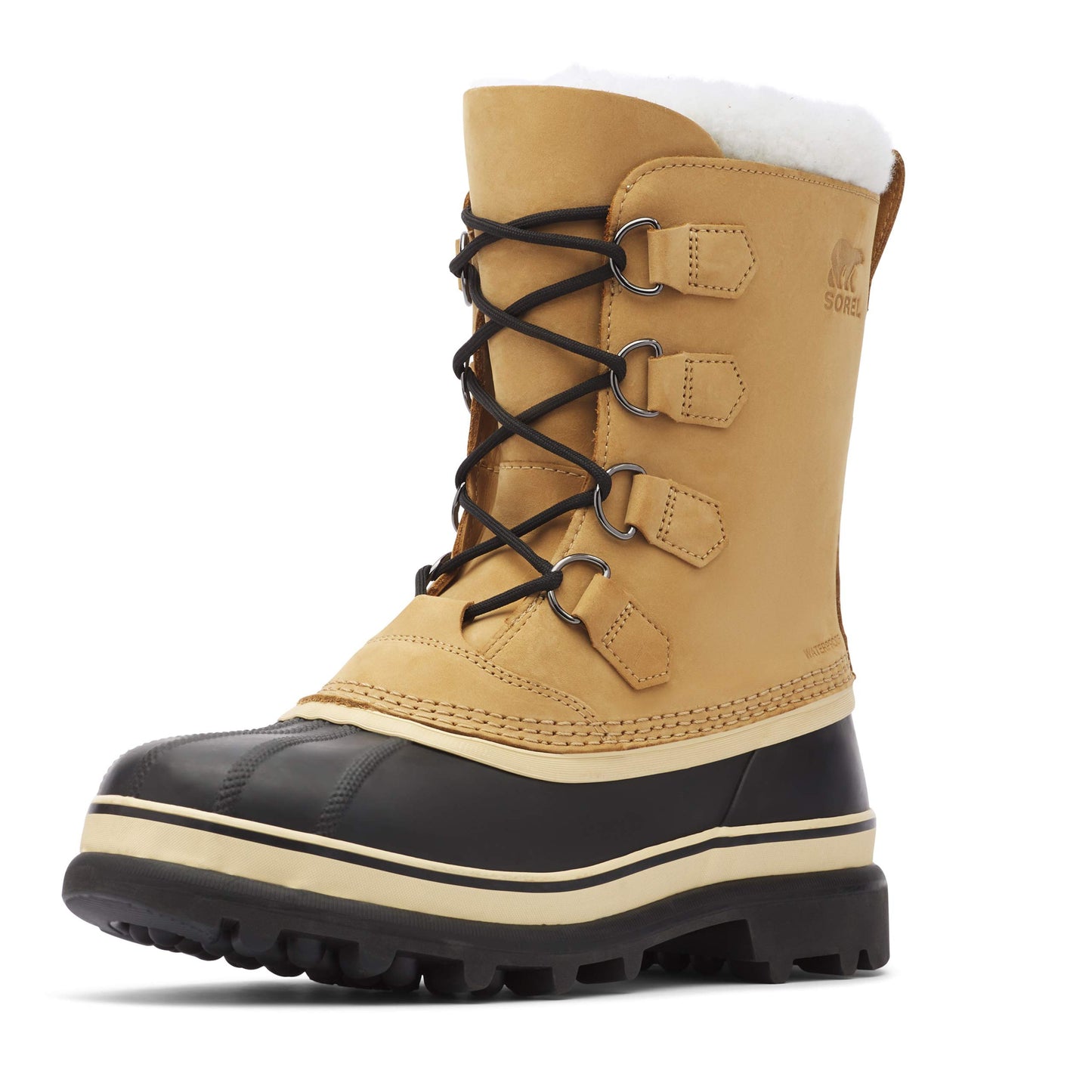 Sorel Mens Caribou Waterproof Snow Boots Winter Warm Fur Lined Mid-Calf