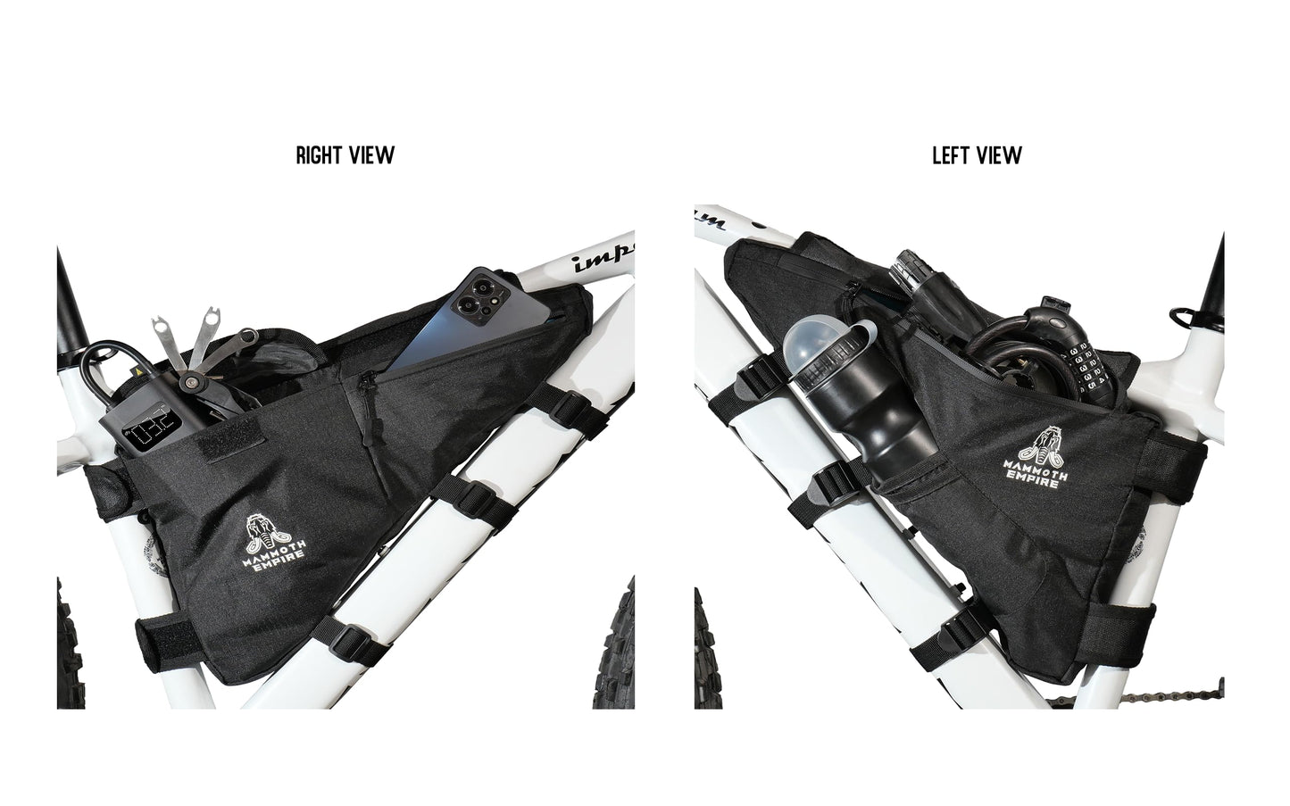 Triangle Bike Bag - Water Resistant Frame Pouch for MTB & Road Cycling, Bike Accessories