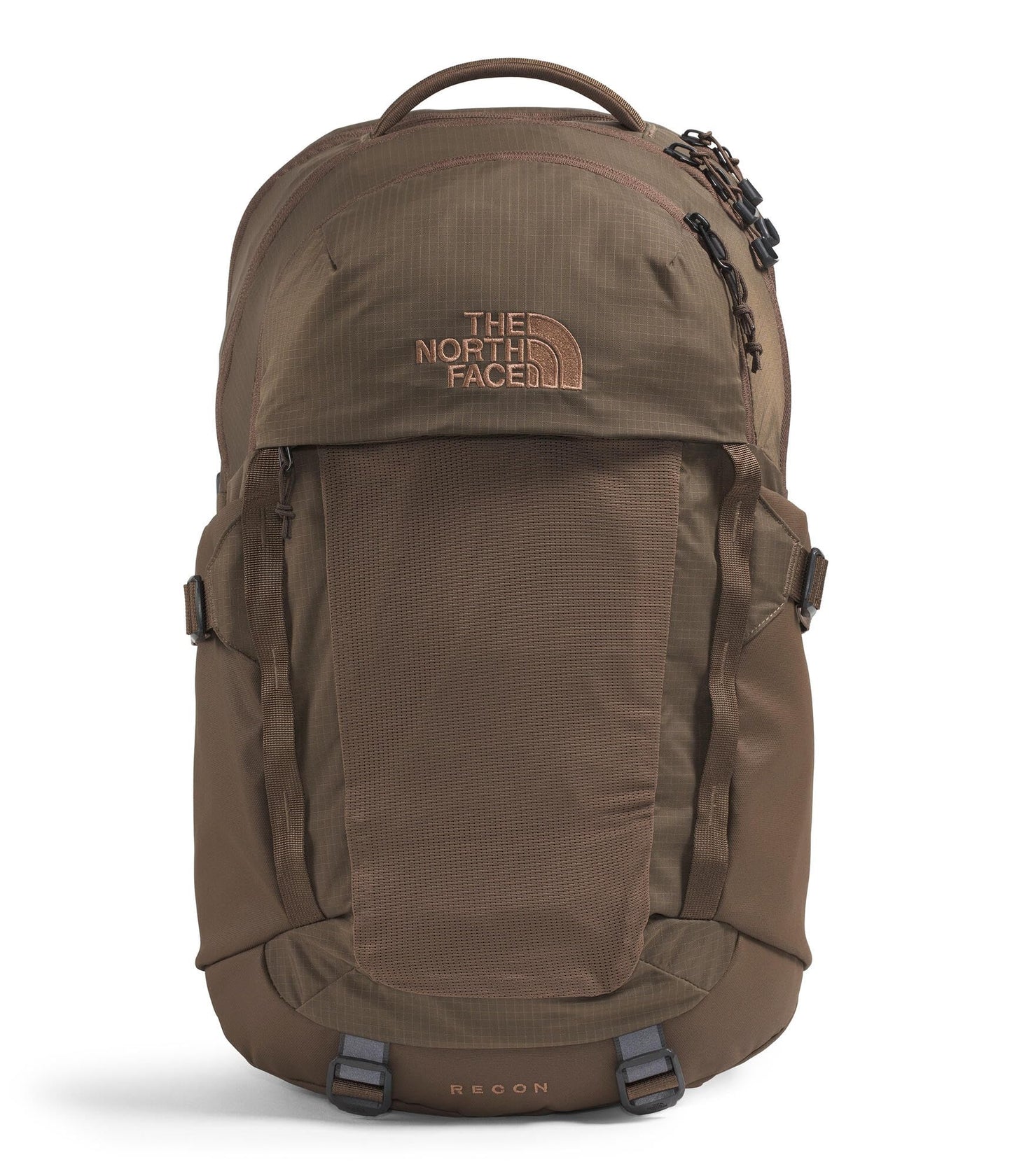 THE NORTH FACE Recon Everyday Laptop Backpack | Daypack with Water Repellent Finish, 16" Laptop Sleeve, 2 Water Bottle Pockets, TNF Black/TNF Black-NPF, One Size