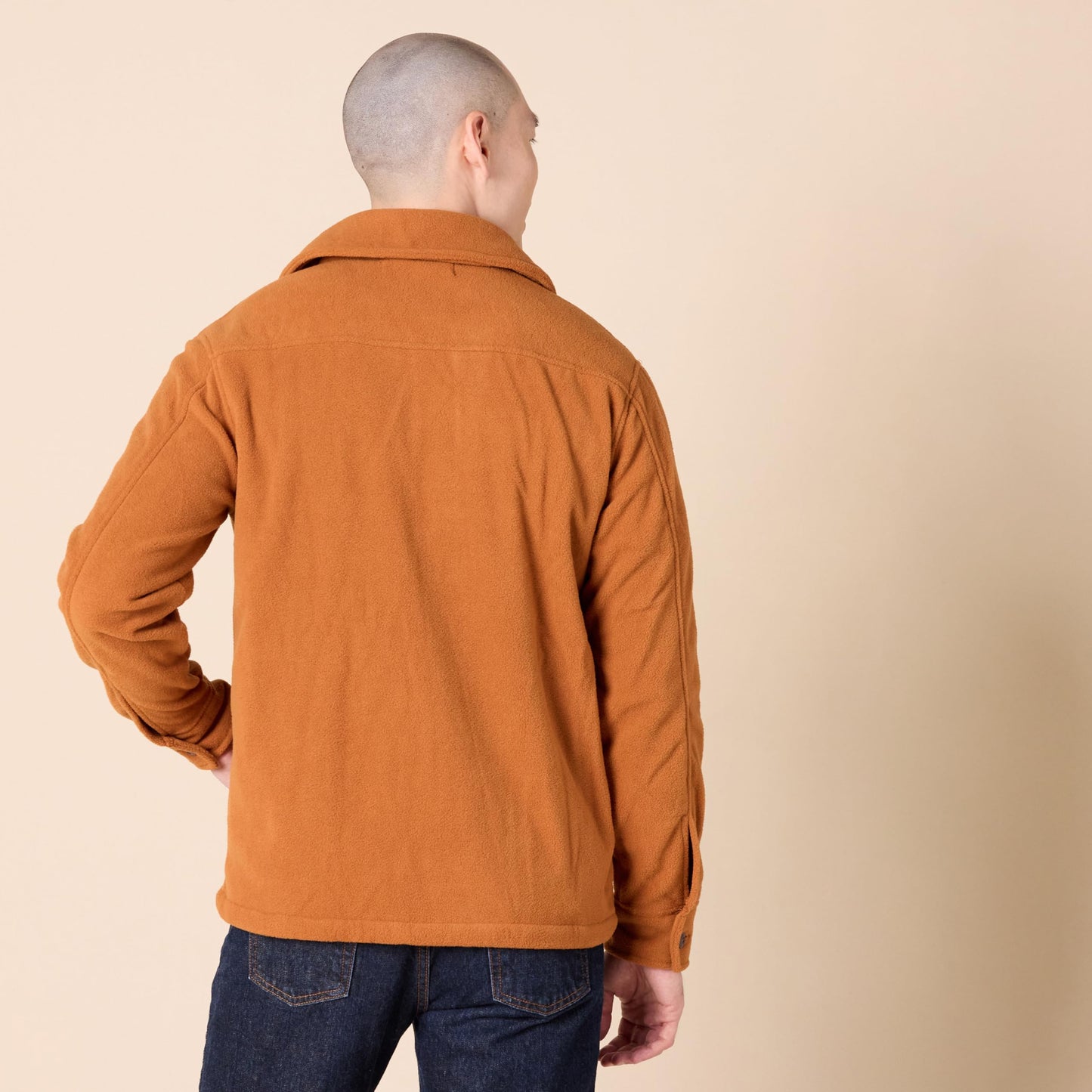 Amazon Essentials Men's Long-Sleeve Polar Fleece Shirt Jacket