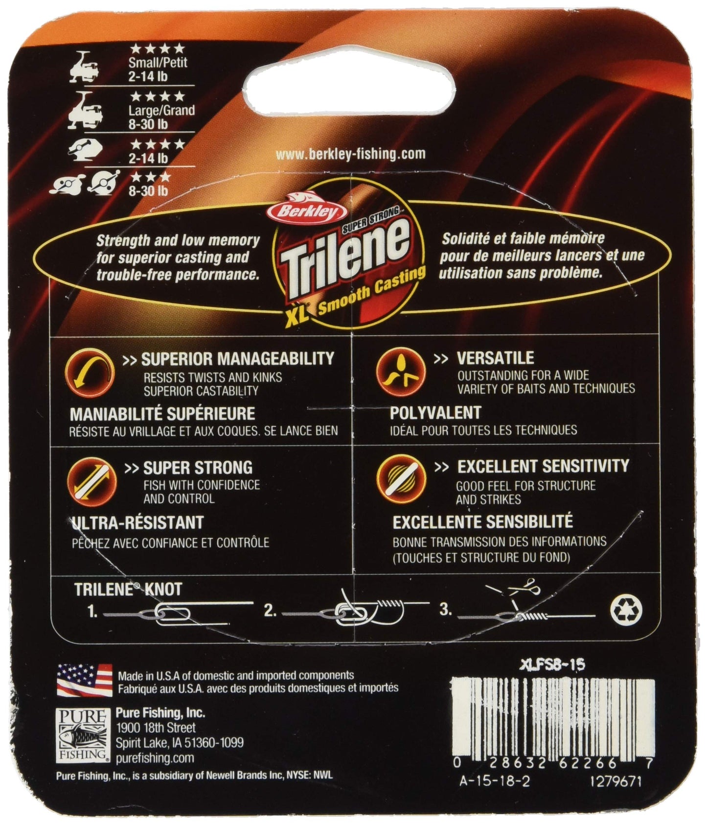 Berkley Trilene XL Monofilament Fishing Line