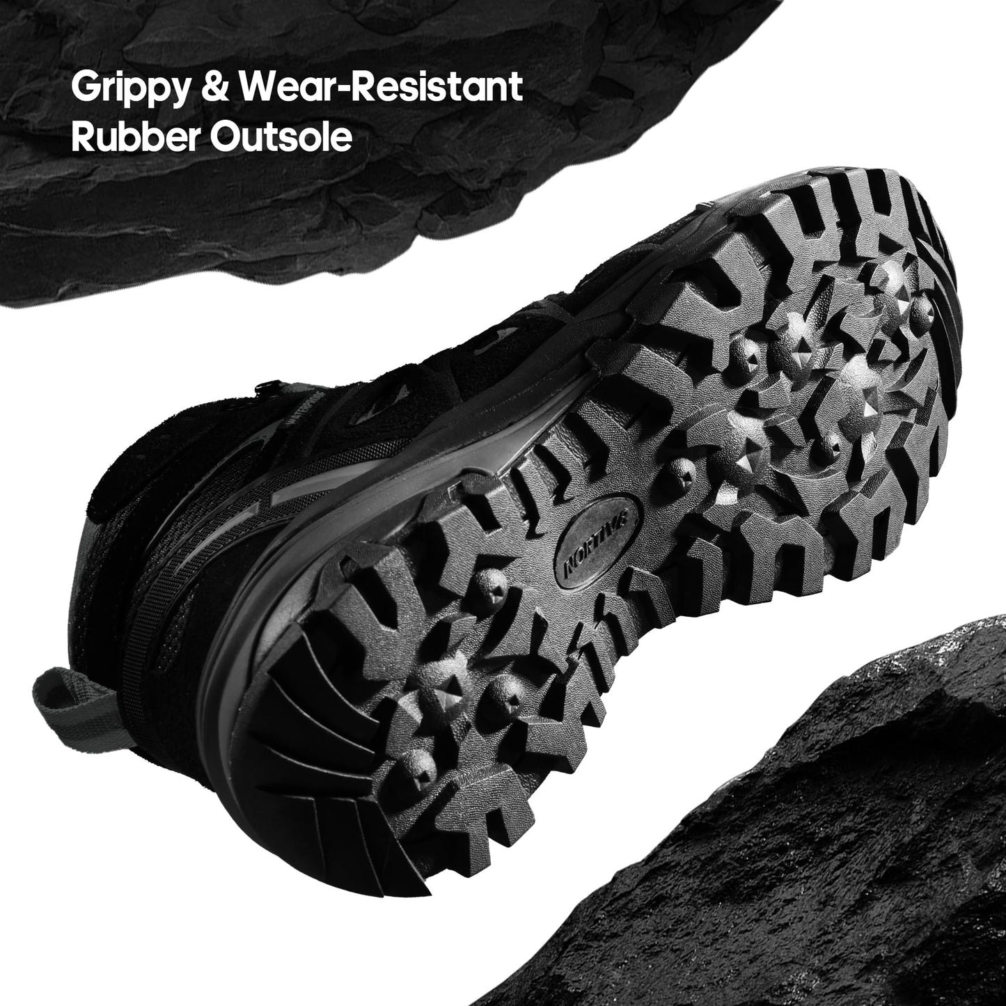 NORTIV 8 Women's Waterproof Hiking Boots Outdoor Trekking Camping Trail Hiking Boot