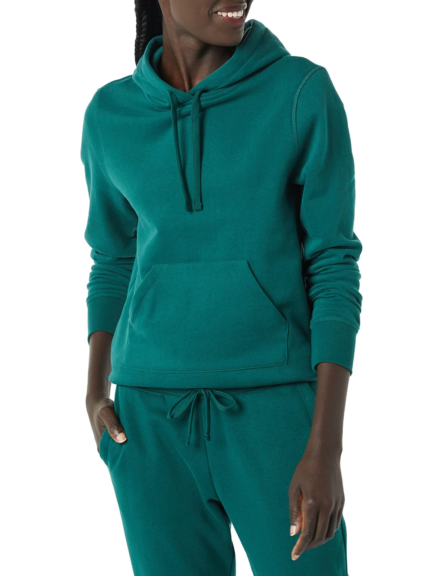 Amazon Essentials Women's Regular-Fit Fleece Pullover Hoodie (Available in Plus Size)
