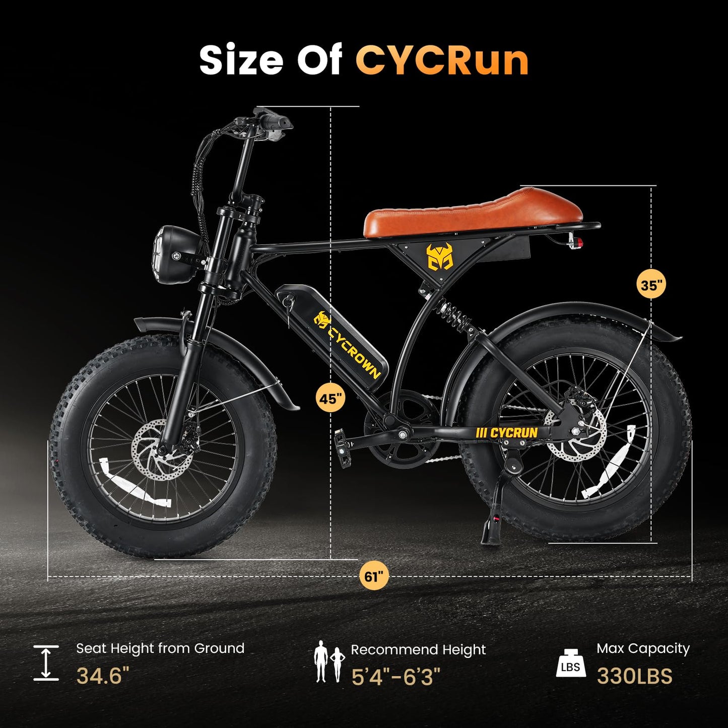Electric Bike for Adults,Peak 1000W/1500W Motor,20/28MPH 55-150Mile ebikes for Adults with 10.4AH/13AH/26AH Battery,20" Fat Tire Electric Dirt Bike Commuting Off Road Ebike, UL2849