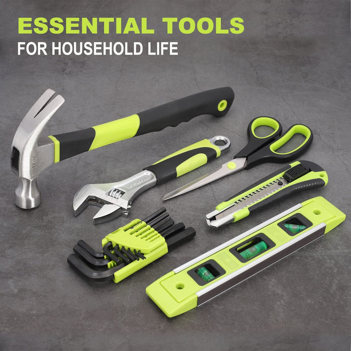 FASTPRO 220-Piece Home Tool Set, Household Repairing Tool Kit
