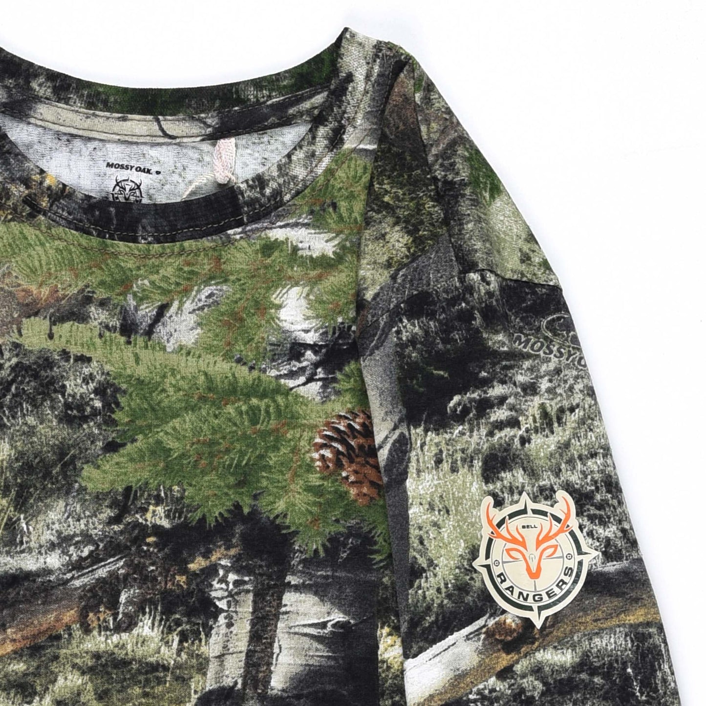 Realtree and Mossy Oak Authentic Youth Camouflage Pattern Long Sleeves Crewneck Tee Shirts for Kids