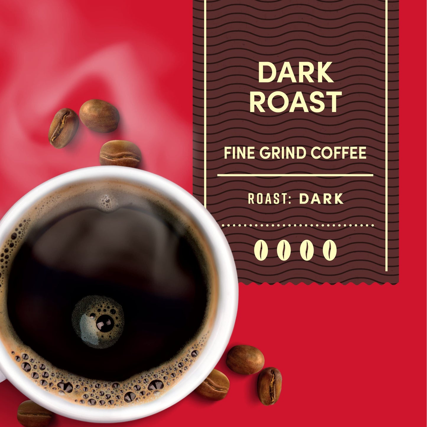 Tim Hortons Original Blend, Medium Roast Ground Coffee, Canada’s Favorite Coffee, Made with 100% Arabica Beans, 48 Ounce Canister