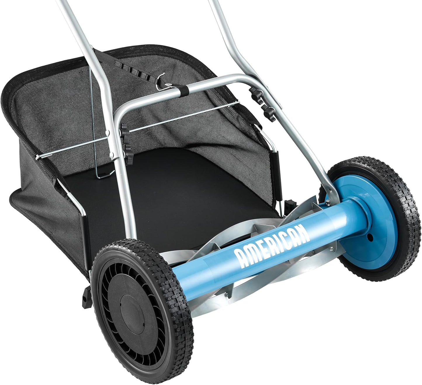 American Lawn Mower Company 1204-14 14-Inch 4-Blade Push Reel Lawn Mower, Red