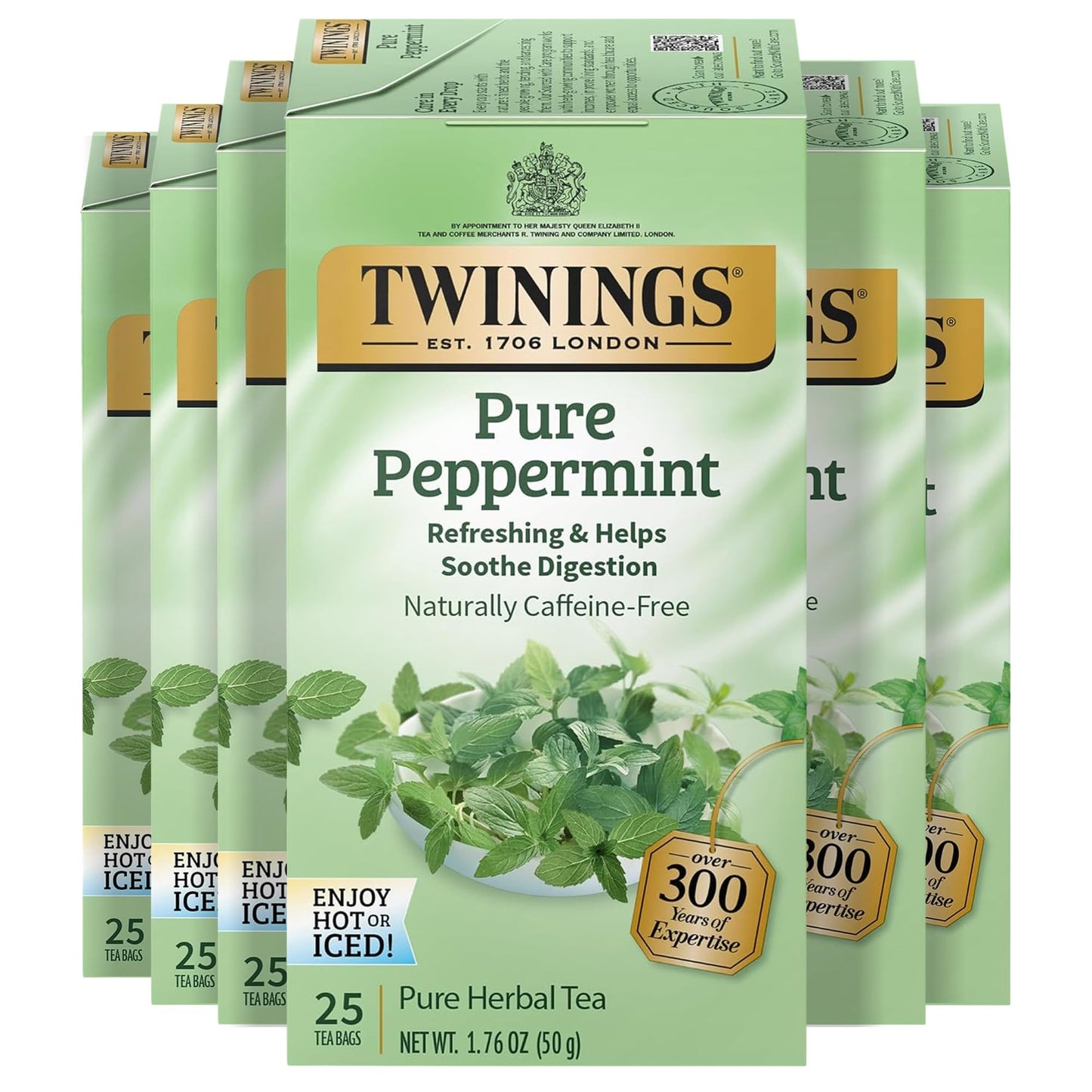 Twinings English Breakfast Black Tea Individually Wrapped Bags, 100 Count (Pack of 1), Smooth, Flavourful, and Robust, Caffeinated, Enjoy Hot or Iced, 100 Teabags