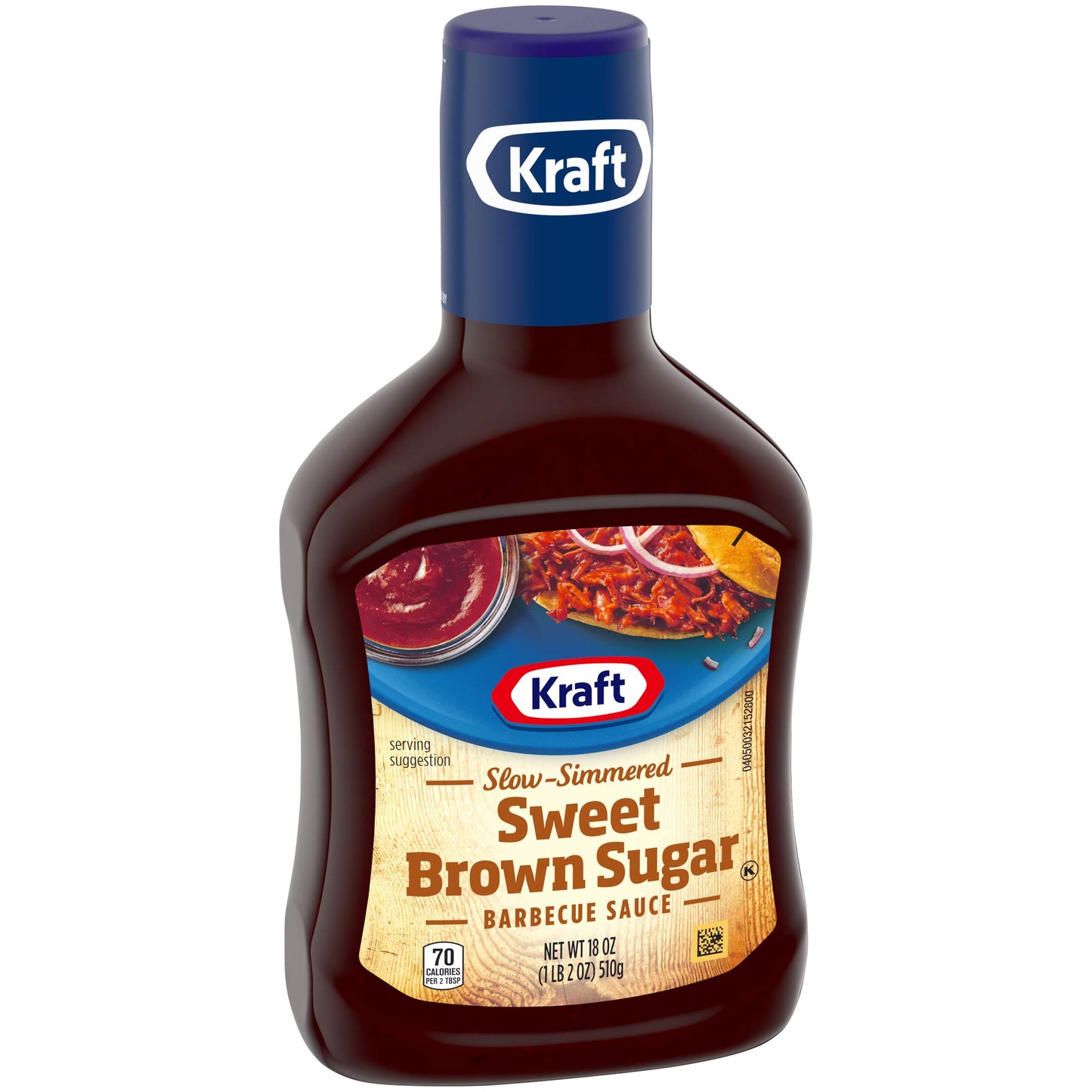 Kraft Sweet Brown Sugar Slow-Simmered Barbecue Sauce, 18 oz Bottle