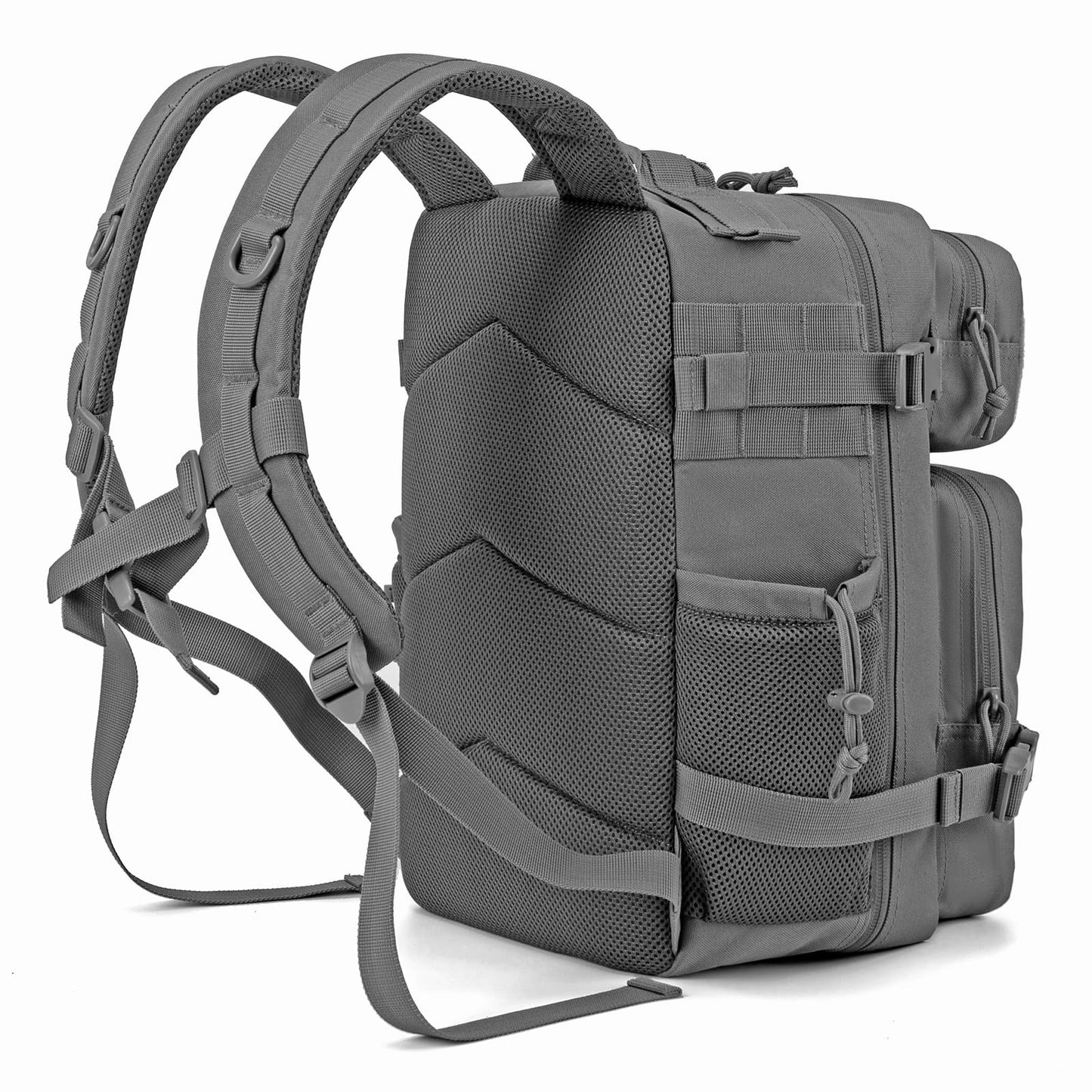 QT&QY 25L/35L/45L Military Tactical Backpack For Men Molle Daypack 3 Day Bug Out Bag Hiking Rucksack With Bottle Holder