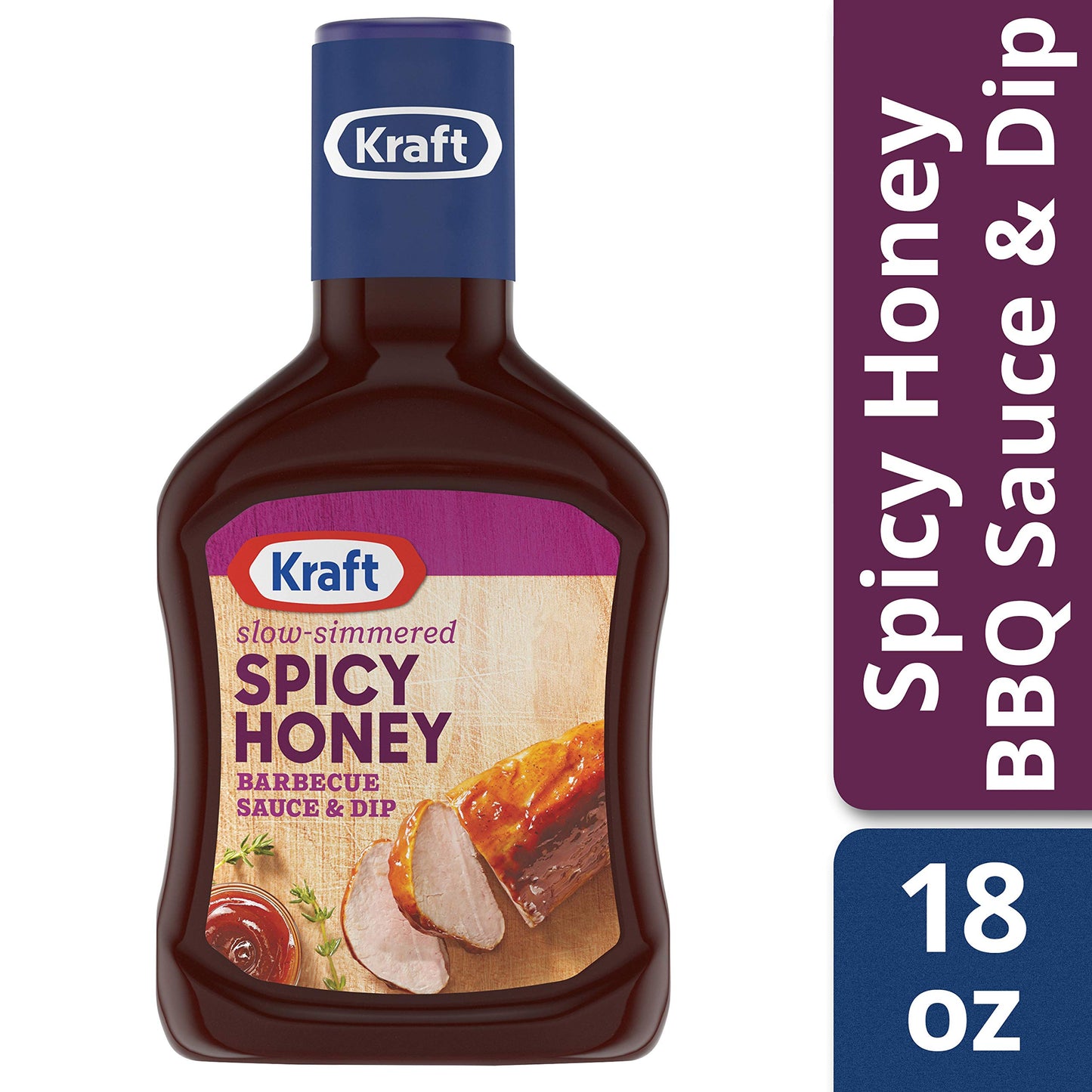 Kraft Sweet Brown Sugar Slow-Simmered Barbecue Sauce, 18 oz Bottle