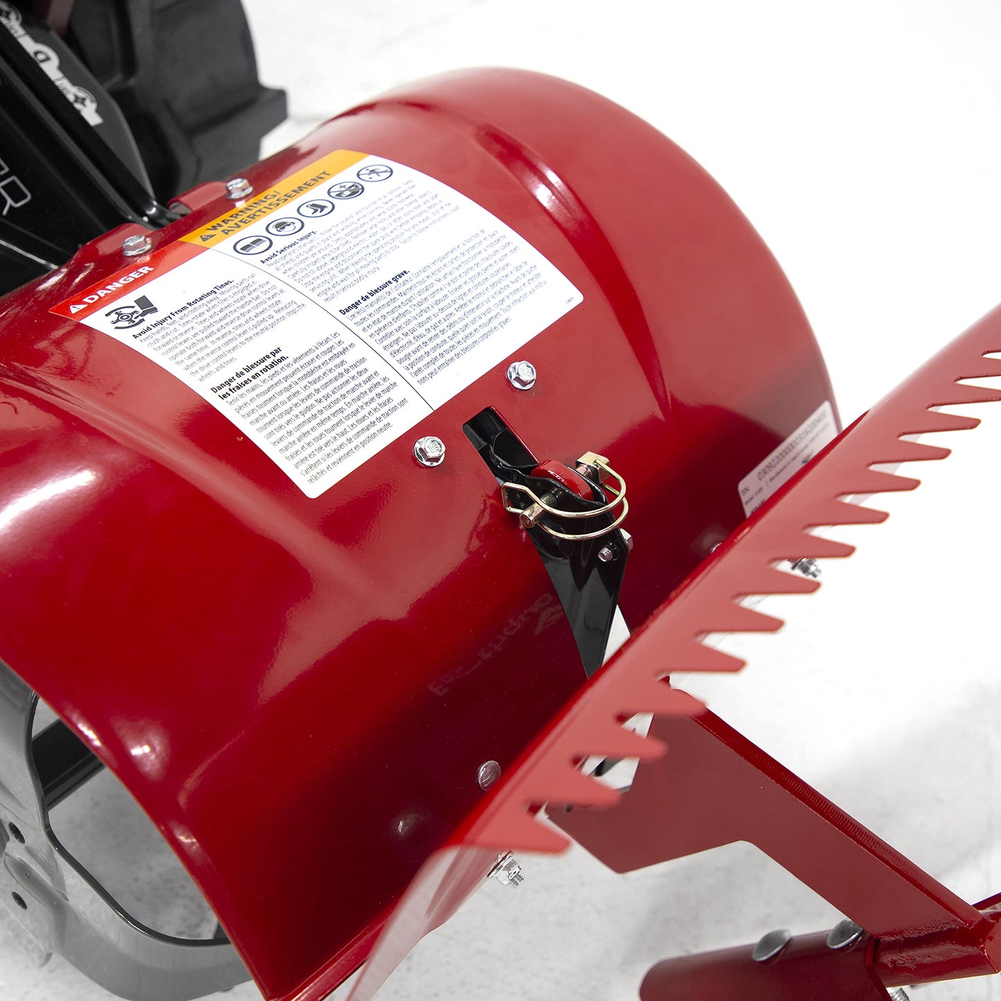Earthquake 37037 Pioneer Dual-Direction Rear Tine Tiller, Red/Black