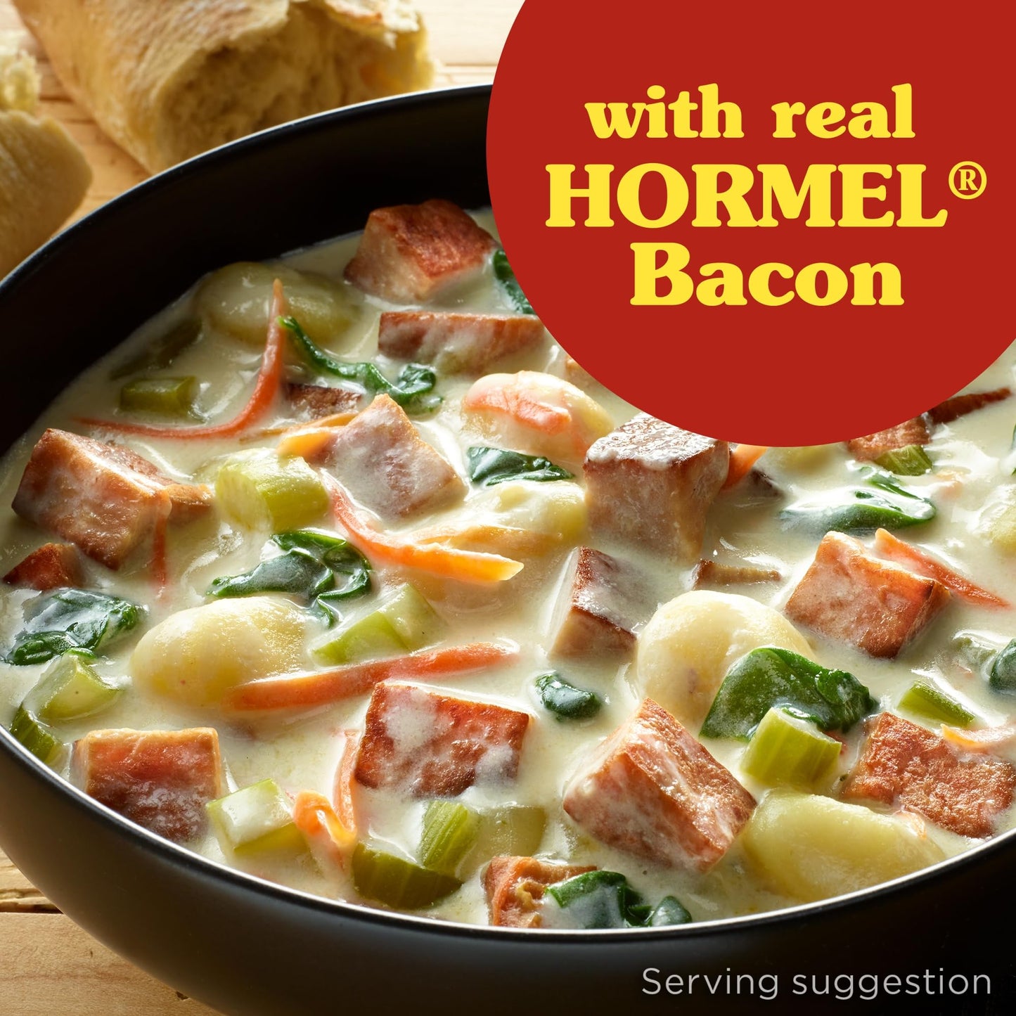 SPAM with Real HORMEL Bacon, 7 g protein, 12 oz (Pack of 12)