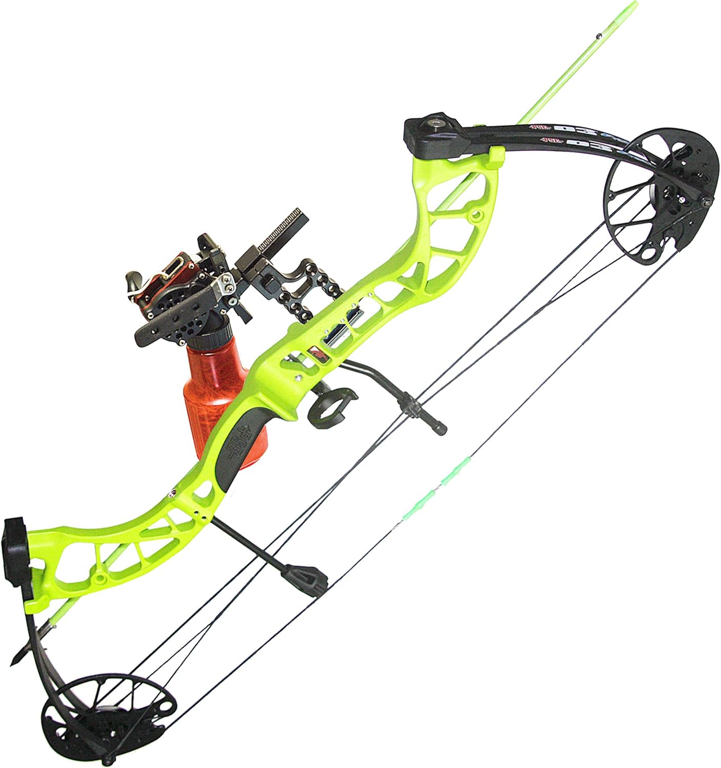 PSE ARCHERY D3 Bowfishing Compound Bow-Kit-Set-Arrow - Green - 30-40