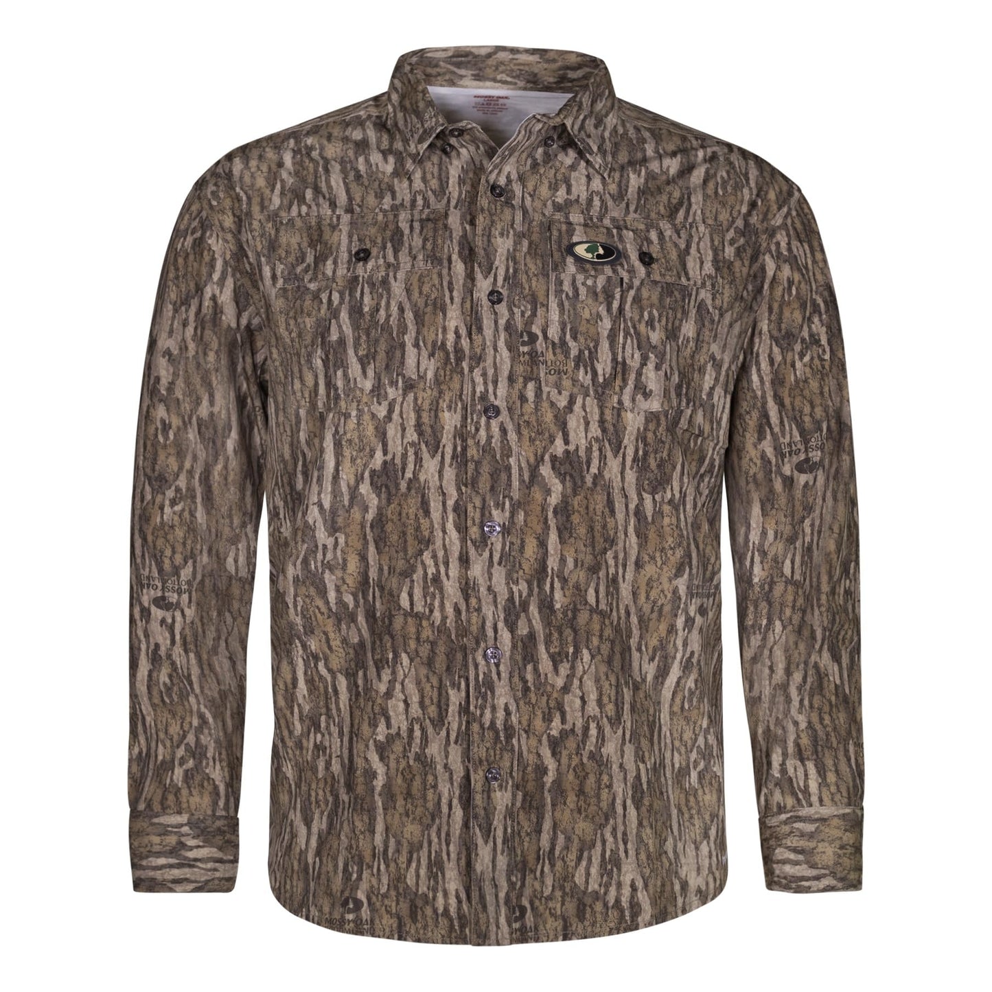 Mossy Oak Men's Tibbee Technical Lightweight Camo Hunting Shirt