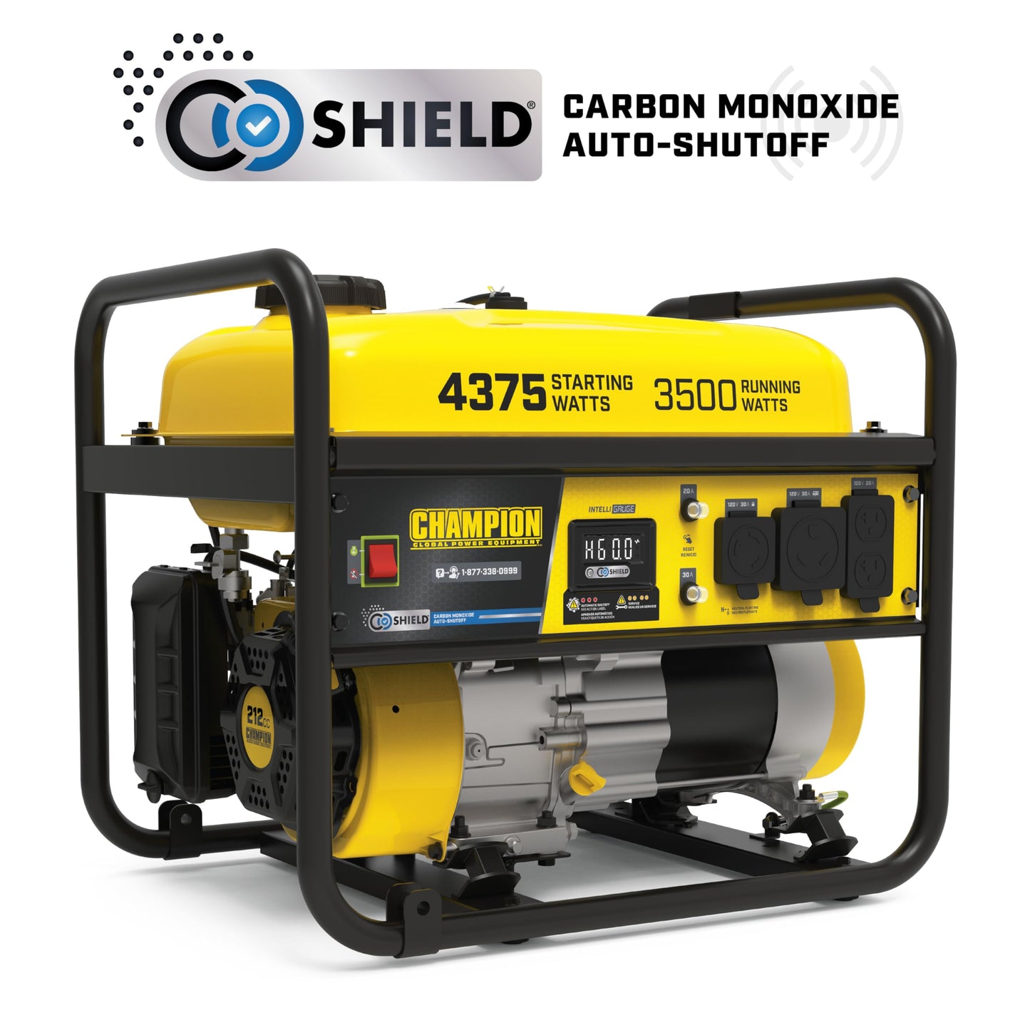 Champion Power Equipment 4375-Watt RV Ready Portable Generator with CO Shield